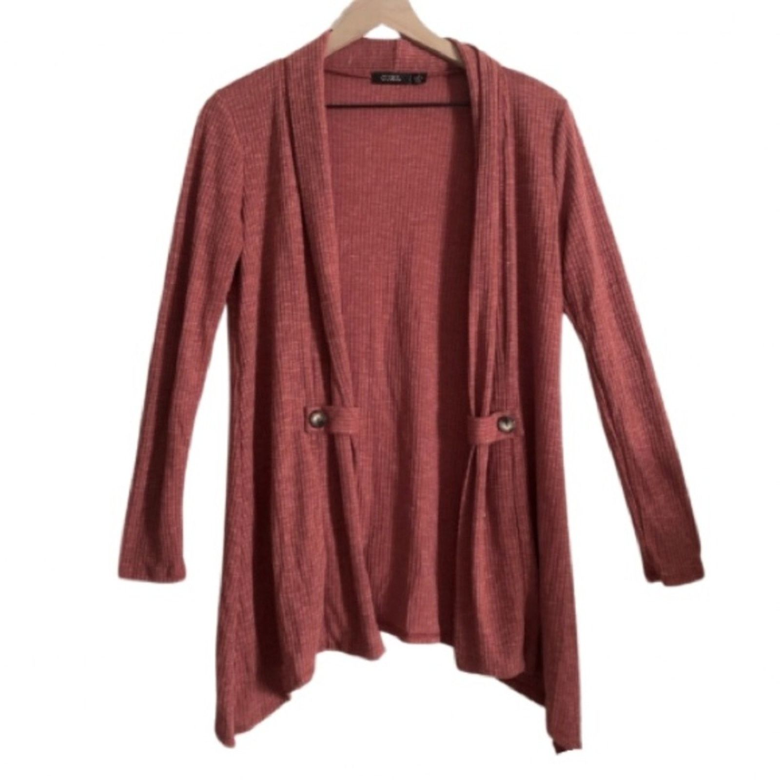 Other Cure Knit Ribbed Long Sleeve Open Button Cardigan Sweater Size M / US 6-8 / IT 42-44 - 1 Thumbnail