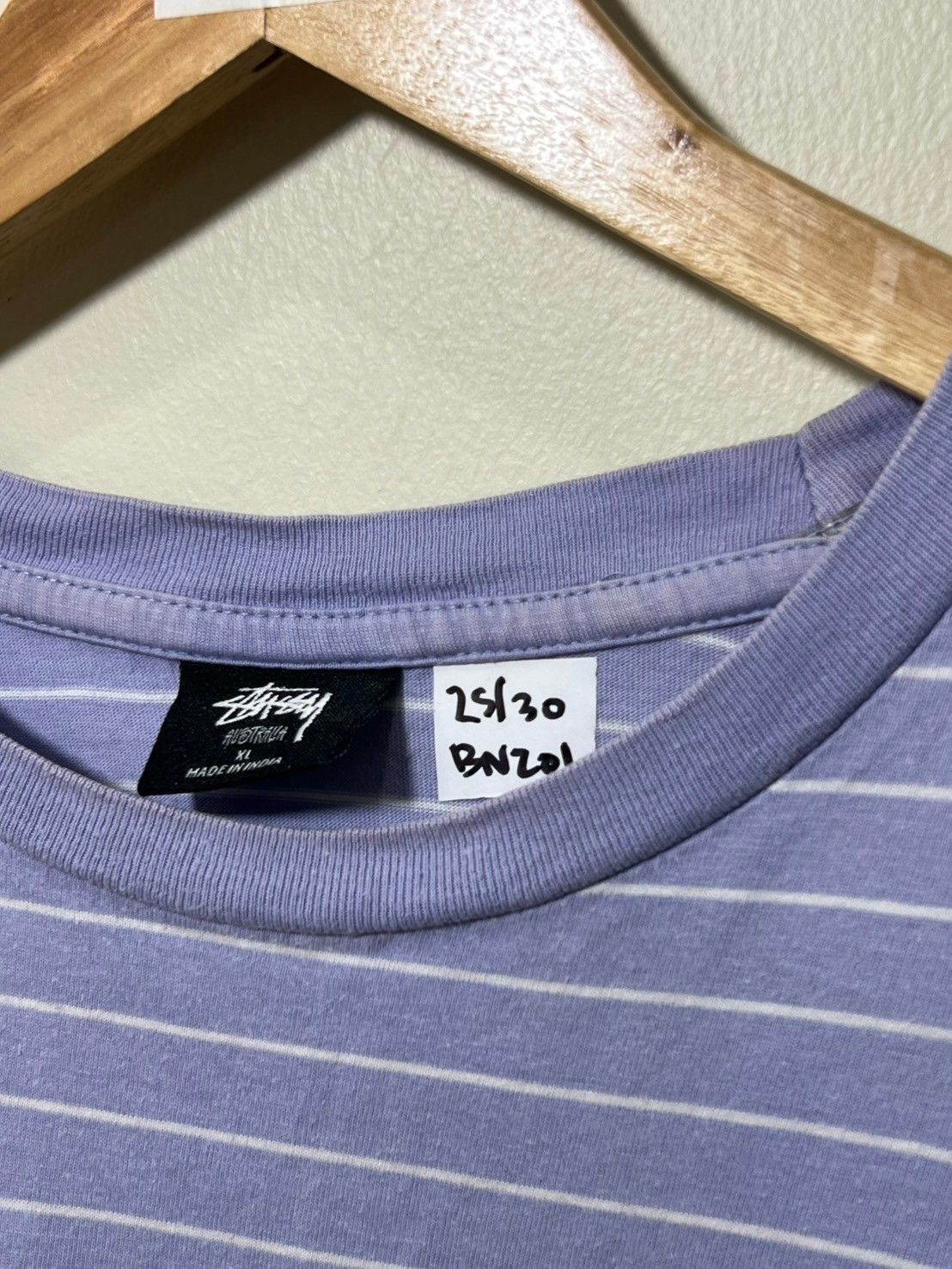 Stussy STUSSY Shirt Pocket Stripe bnz01 size M-XL Size US L / EU 52-54 / 3 - 8 Thumbnail