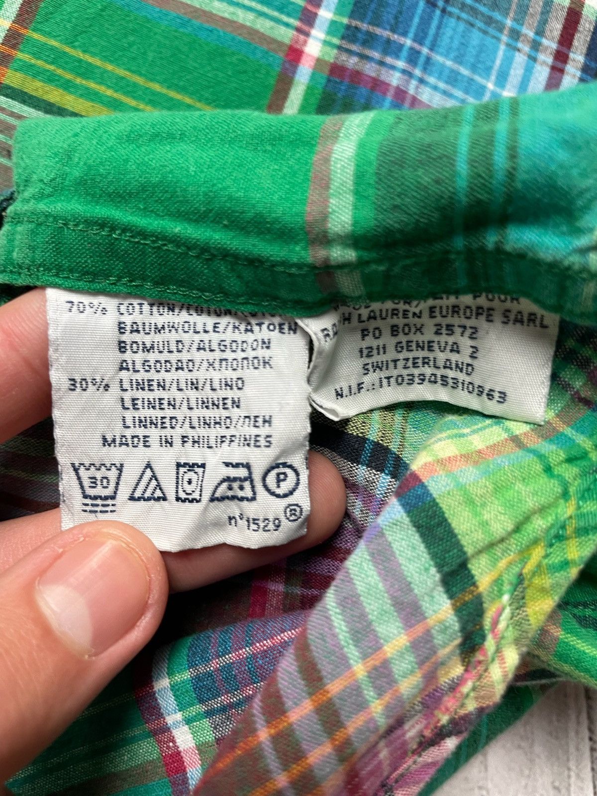 Polo Ralph Lauren Polo Ralph Lauren vintage plaid shirt size xxl Size US XXL / EU 58 / 5 - 4 Thumbnail
