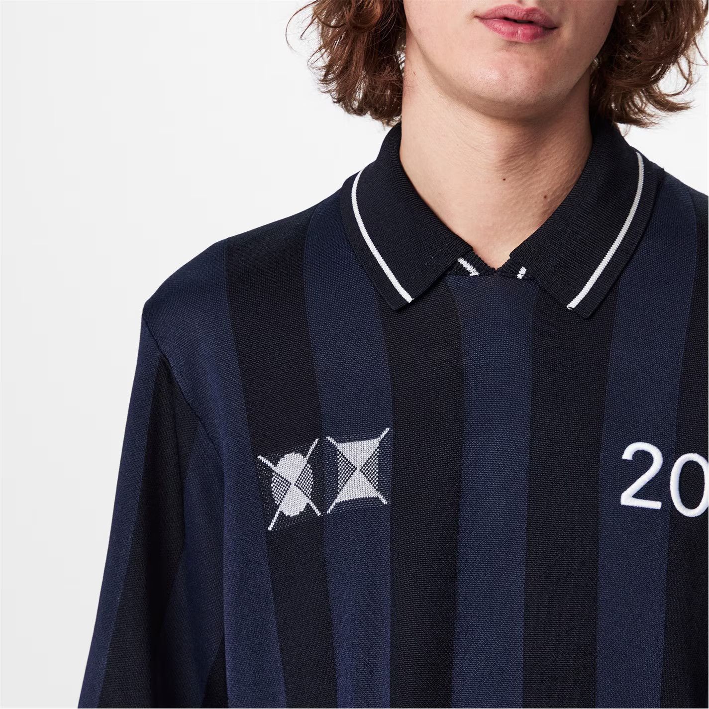 Jacquemus o1g2r1mq0426 Liga Polo Shirt in Dark Navy Size US L / EU 52-54 / 3 - 4 Thumbnail
