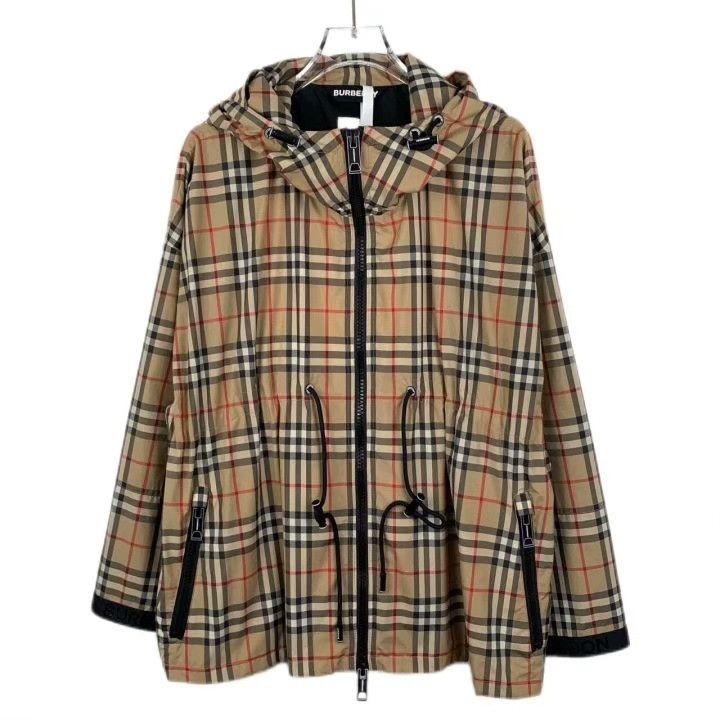 Burberry Burberry Classic Check Hooded Brown Jacket Size XXS / US 00 / IT 34 - 1 Thumbnail