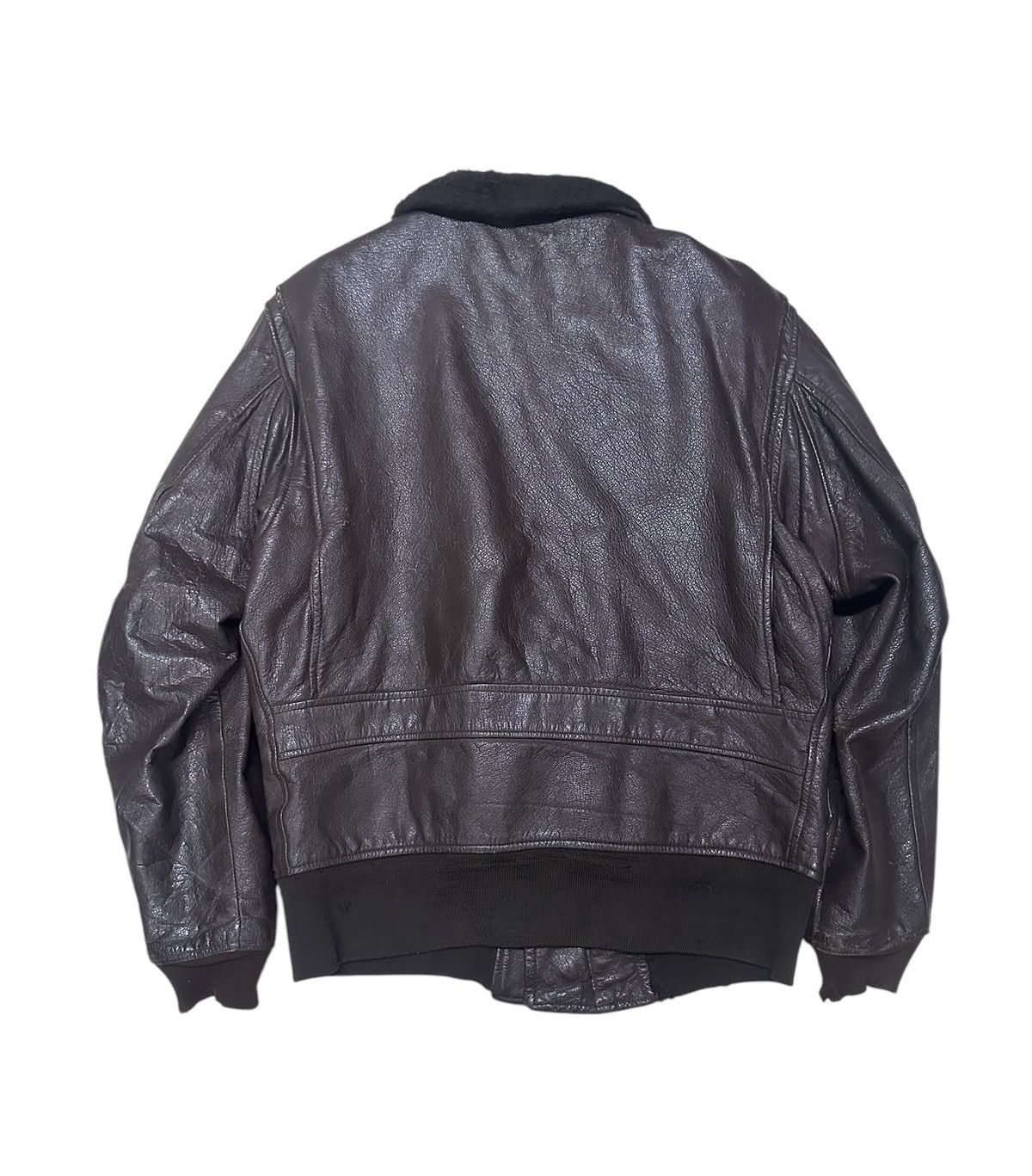 Vintage Vtg 60s G1 vietnam warr issue leather jacket / size 42 Size US M / EU 48-50 / 2 - 2 Thumbnail