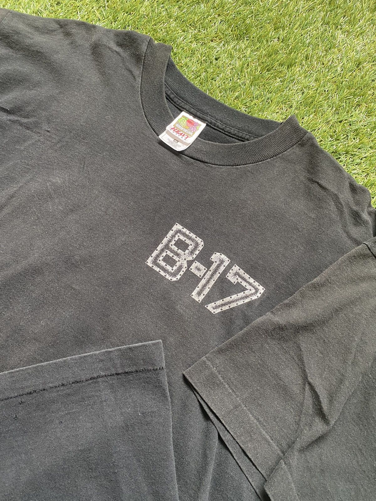 Fruit Of The Loom × Vintage 1990s B-17 Bomber Flying Fortress Military T-Shirt XL Size US XL / EU 56 / 4 - 3 Thumbnail
