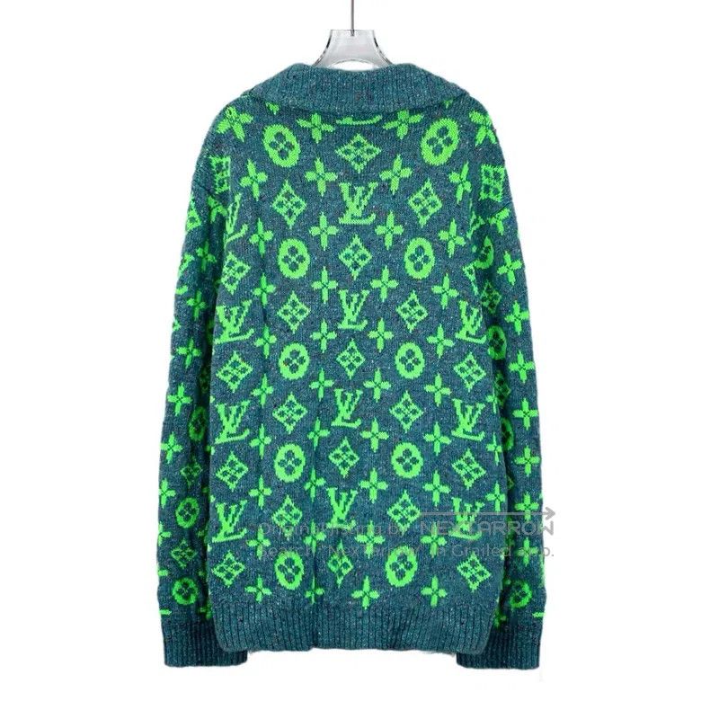 Louis Vuitton Louis Vuitton 22 color-block logo full print wool lapel si Size US XXL / EU 58 / 5 - 2 Thumbnail