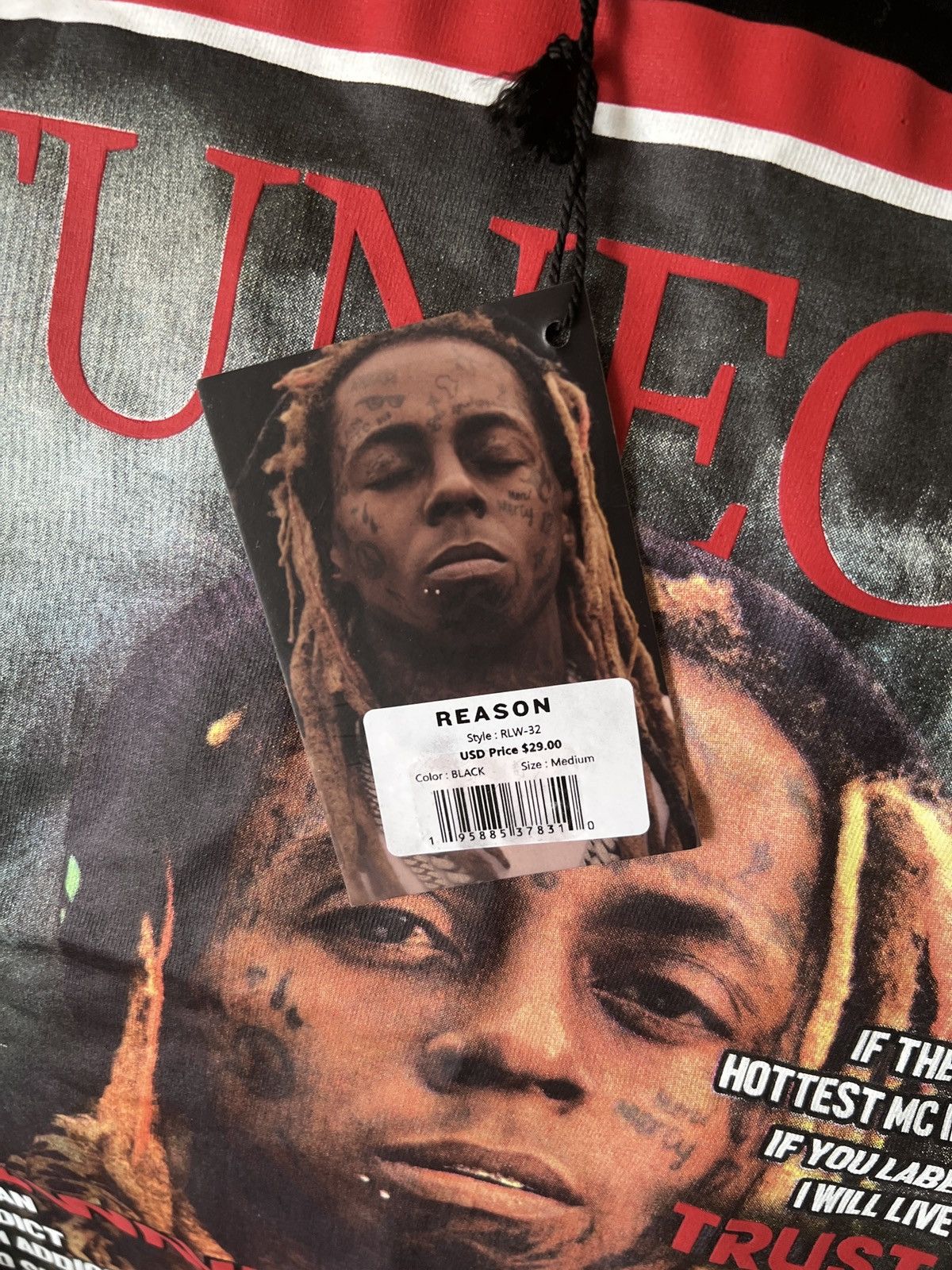 Lil Wayne Reason Young Money Lil Wayne Tee Size US M / EU 48-50 / 2 - 5 Thumbnail