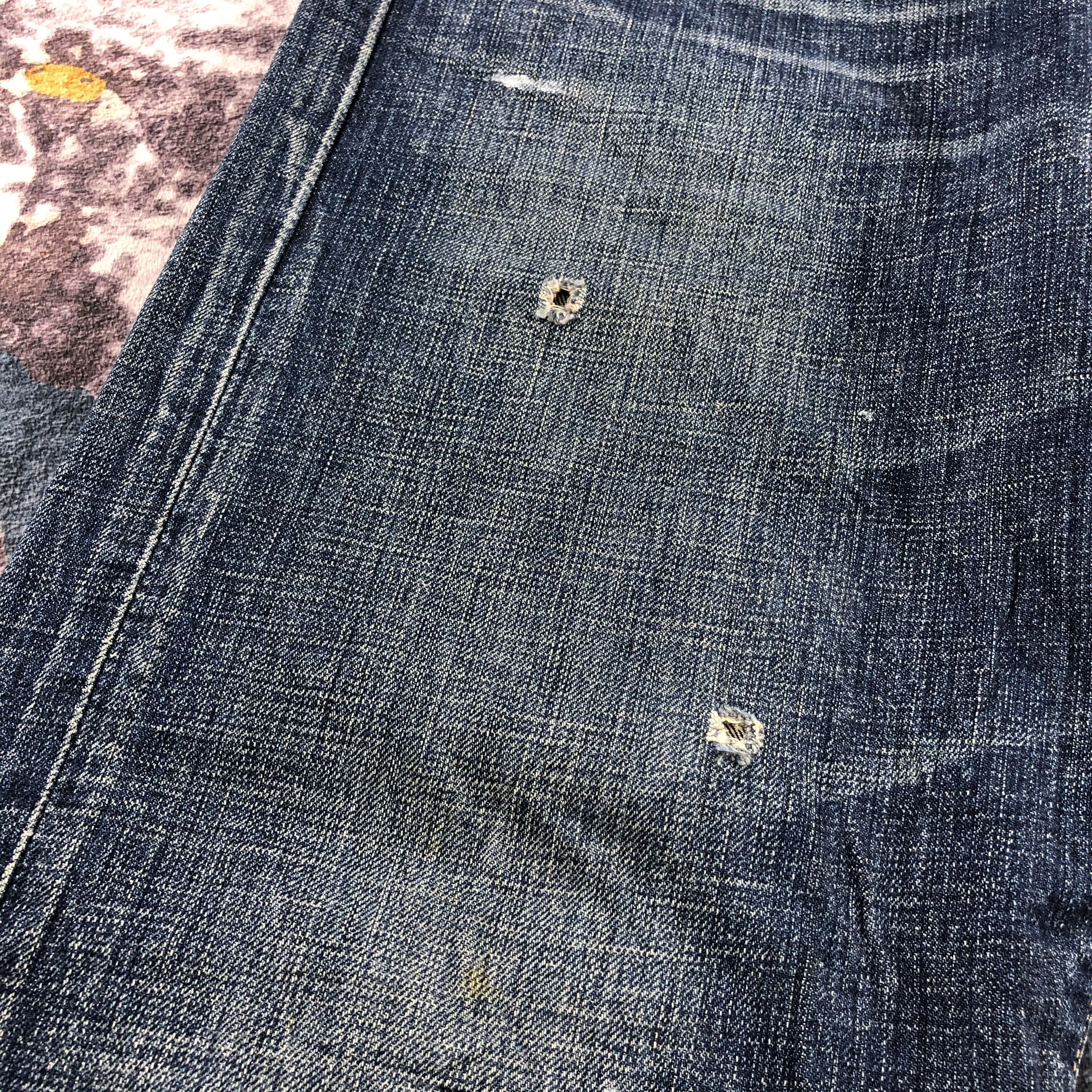 Levi's Vintage 90s Blue Wash Levis 501 Jeans-JM2831 Size US 34 / EU 50 - 10 Thumbnail