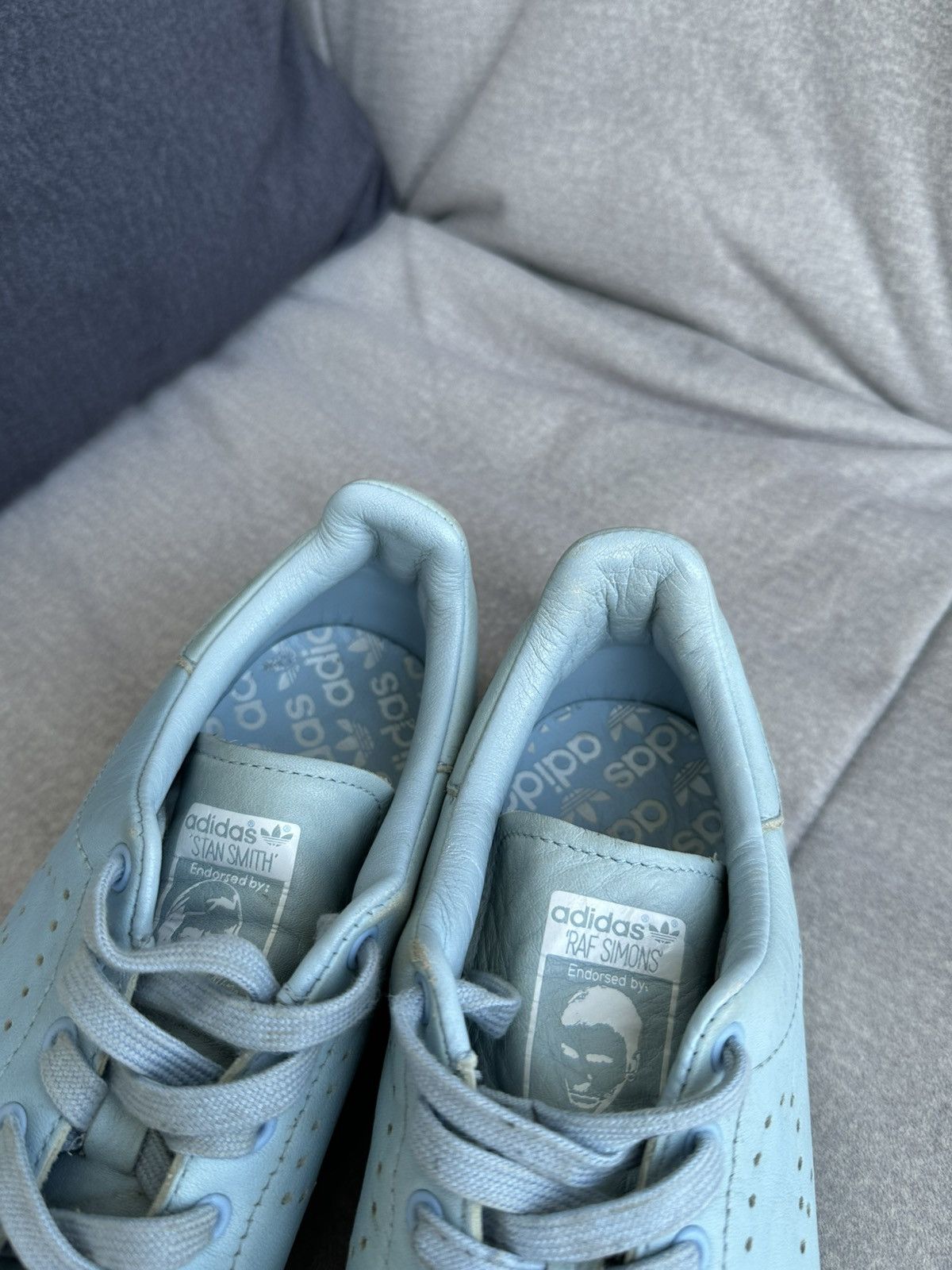 Raf Simons Raf Simons x Adidas Stan Smith Leather Sneakers Size US 5.5 / EU 38 - 11 Thumbnail