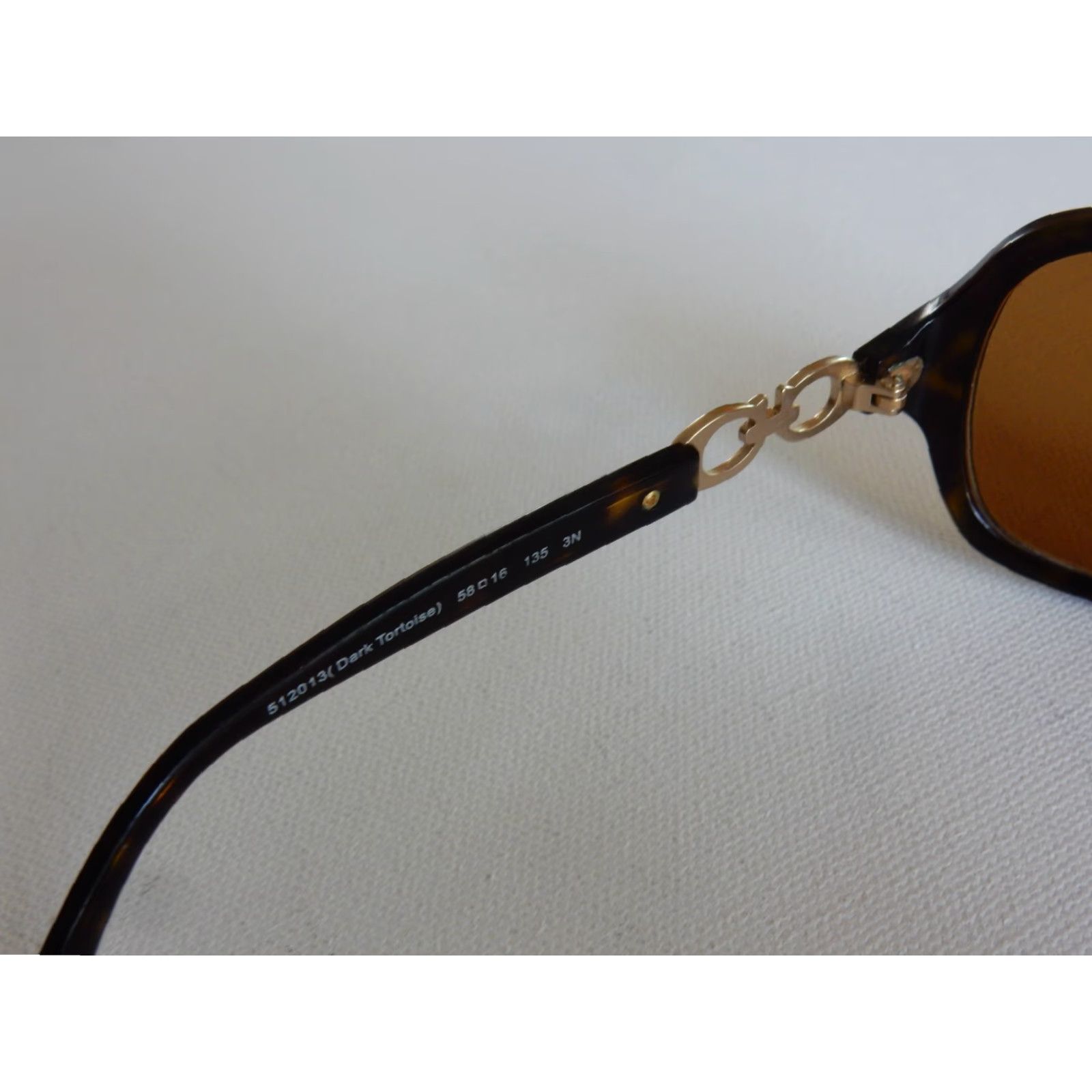 Coach VINTAGE Coach Sunglasses Frames Only Women 58mm Dark Tortoise Prescription Small Scratches Size ONE SIZE - 4 Thumbnail