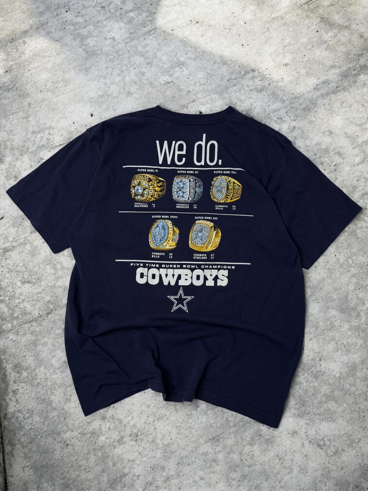 NFL Vintage Dallas Cowboys NFL got five tee championship sport Size US M / EU 48-50 / 2 - 1 Thumbnail