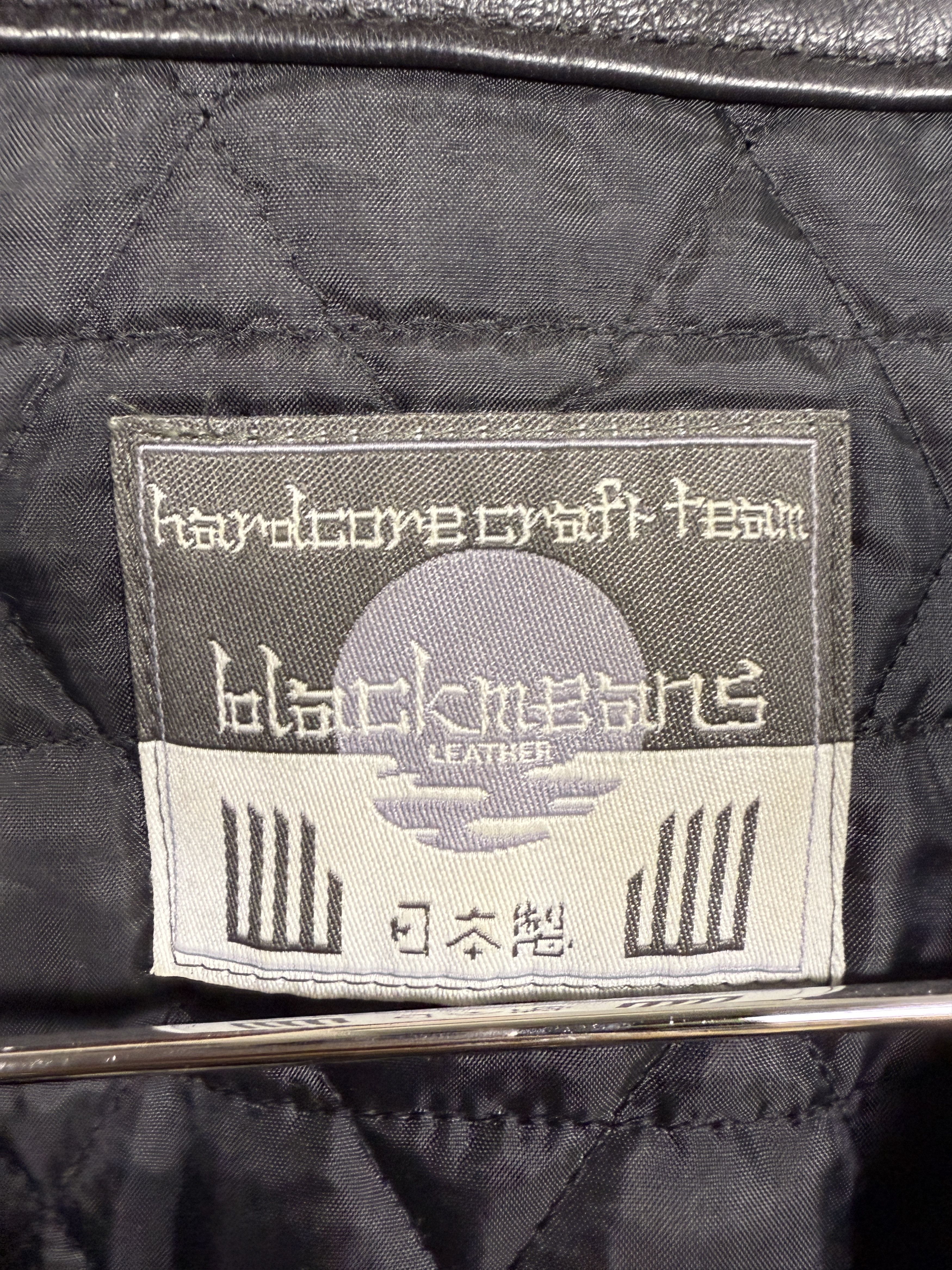 Blackmeans Blackmeans Leather Moto Jacket Size US XL / EU 56 / 4 - 4 Thumbnail