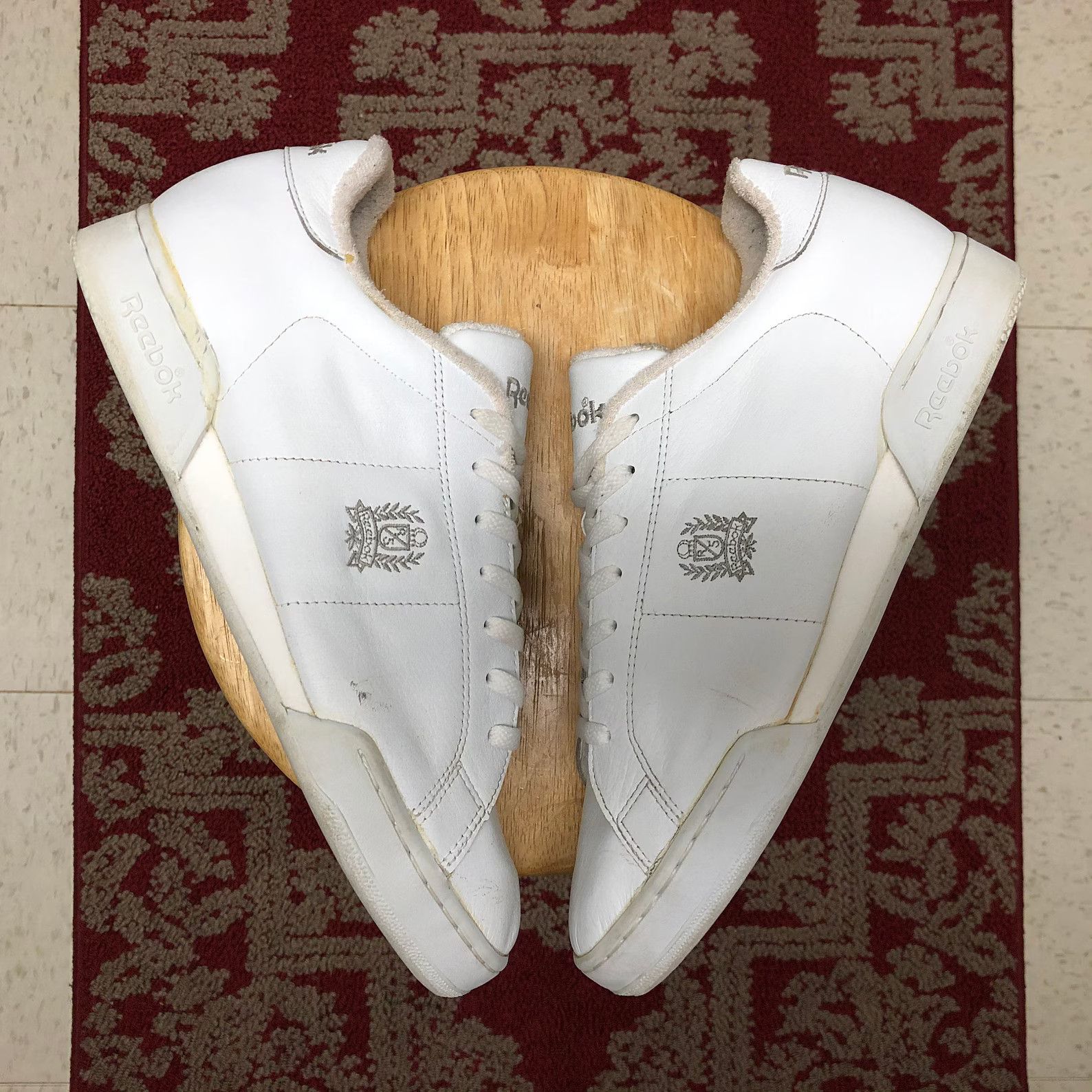 Reebok 1989 Reebok Newport Crest Sneakers Low Top Leather Tennis Size US 13 / EU 46 - 4 Thumbnail