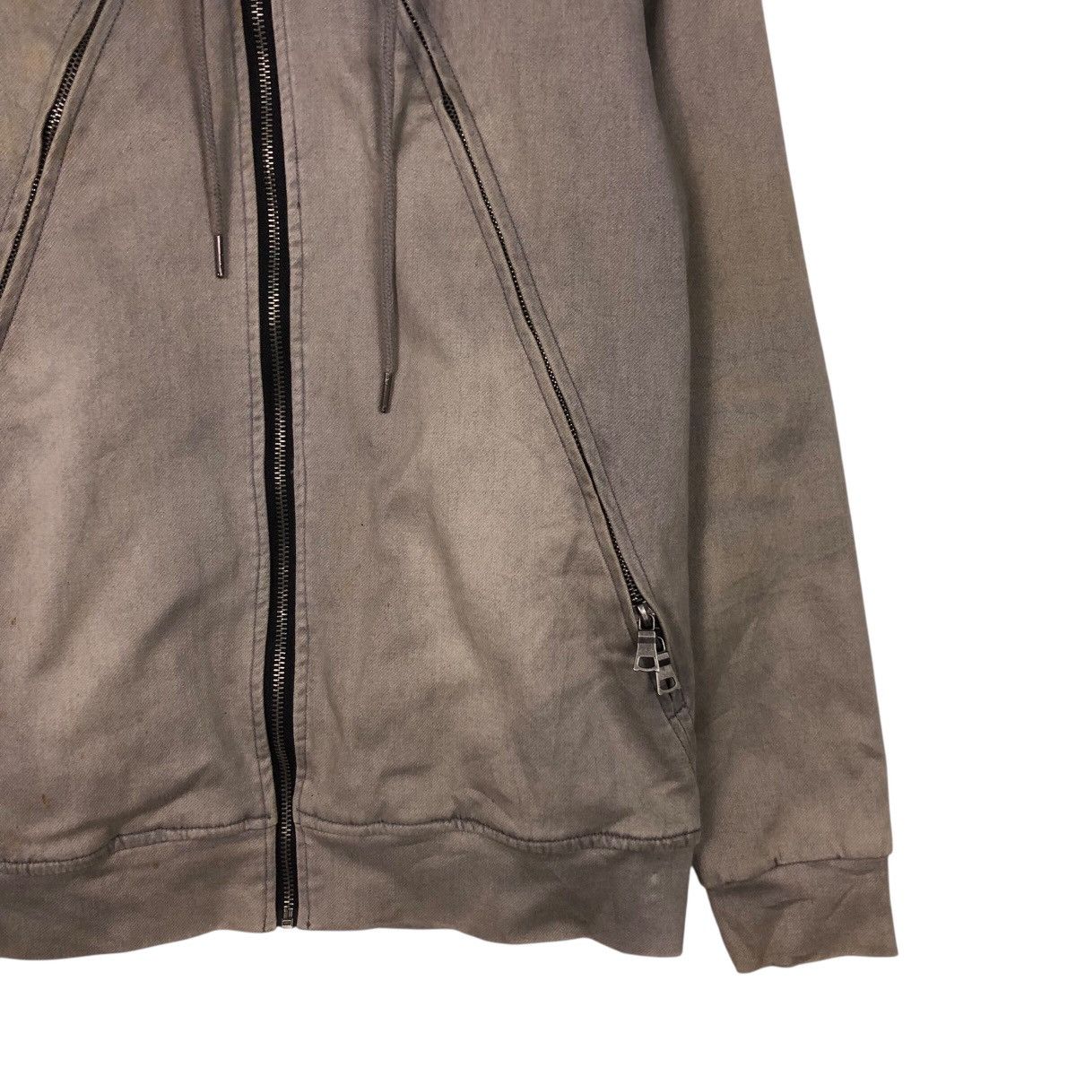 In The Attic In The Attic Archive Diagonal Zip System Hoodie Patina Fade Size US M / EU 48-50 / 2 - 6 Thumbnail