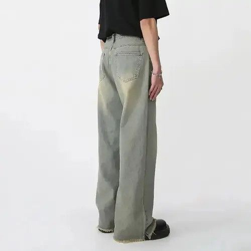 Designer × Japanese Brand × Vintage Vintage Straight Wide Leg Blue Jeans Size US 31 - 4 Thumbnail