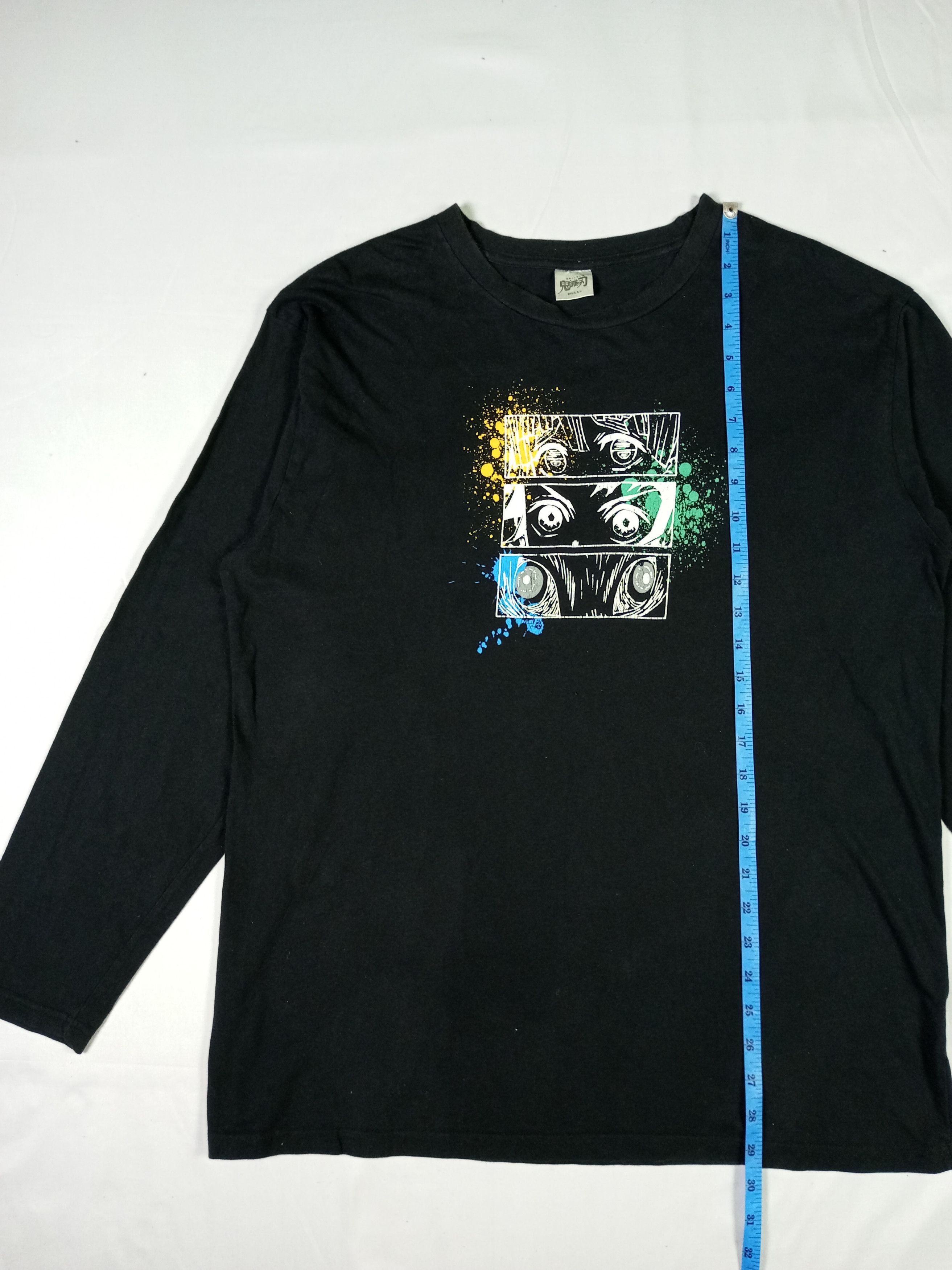Japanese Brand "DEMON SLAYER" KIMETSU NO YAIBA LONG SLEEVE TSHIRT Size US XL / EU 56 / 4 - 7 Thumbnail