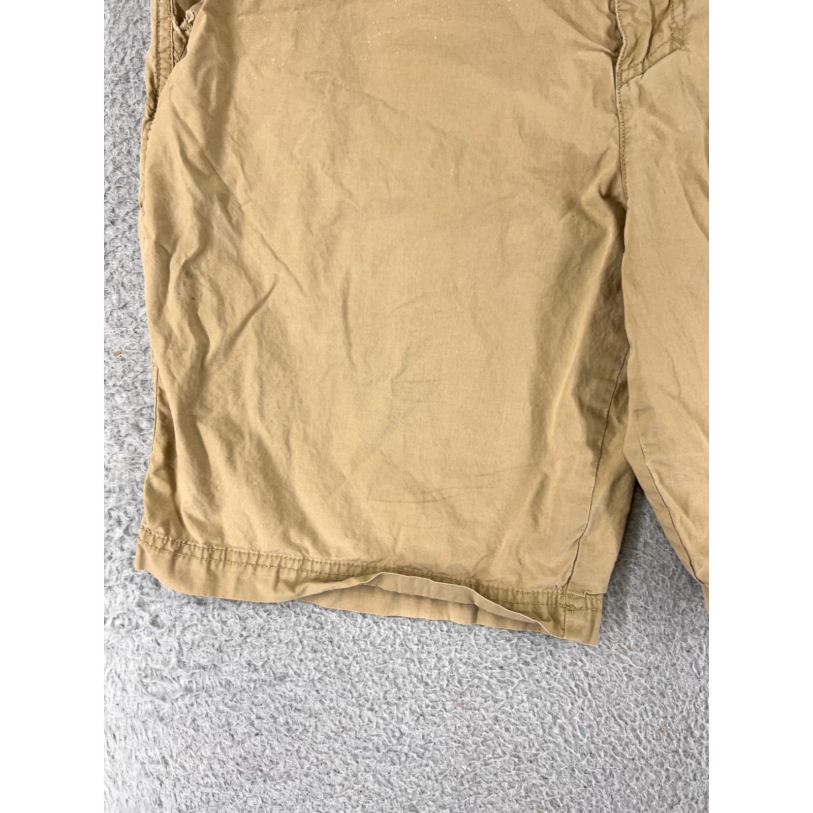 Vintage Columbia Shorts Mens 32 Beige Khaki Cargo Zip Fly Hiking Camping Fishing Cargo Pocket Belted Elastic Waist Pockets Regular Cotton Blend Outdoors Mens Size US 32 / EU 48 - 5 Thumbnail