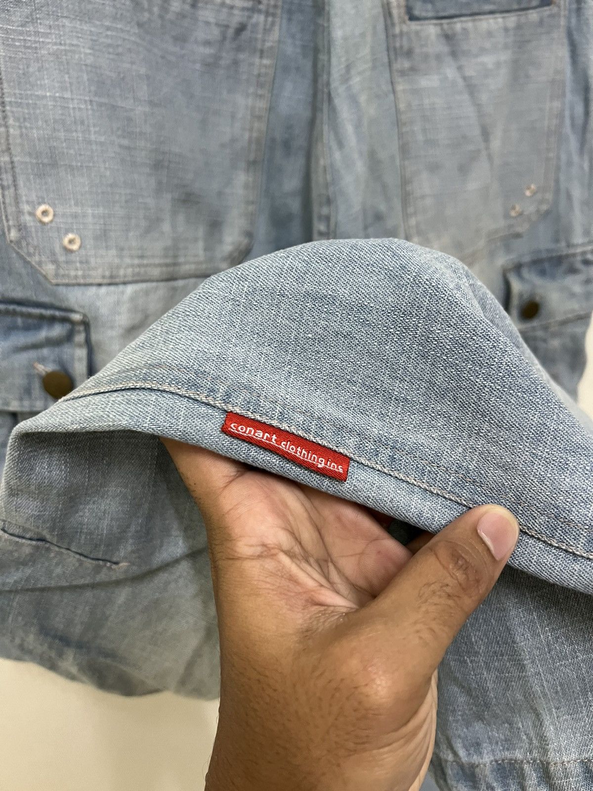 Vintage Vintage Y2K Conart Baggy Cargo Jeans Size US 35 - 5 Thumbnail