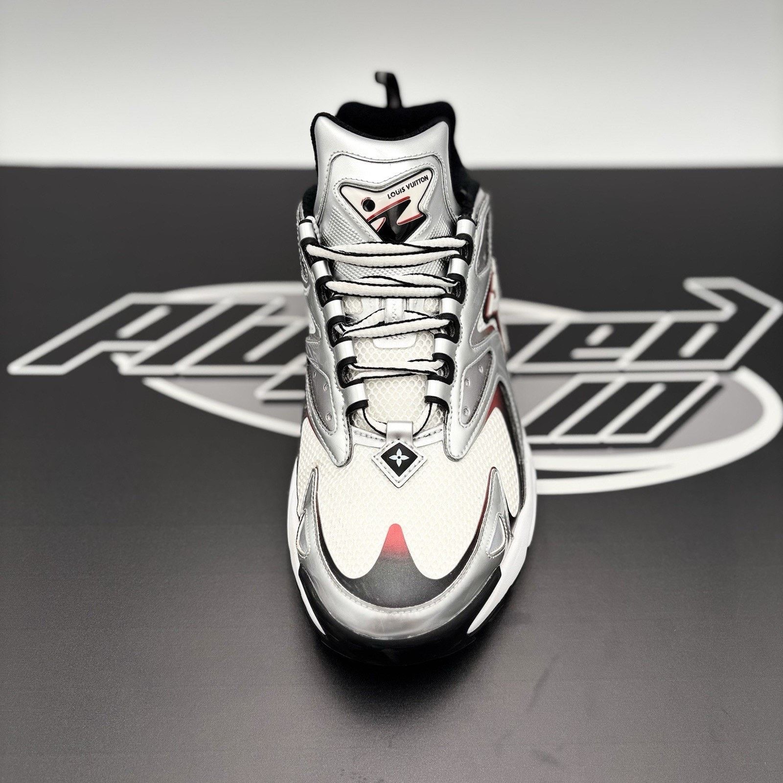 Louis Vuitton Louis Vuitton Tactic Runner ' Red Grey ' | GREAT COND! Size US 10 / EU 43 - 14 Thumbnail