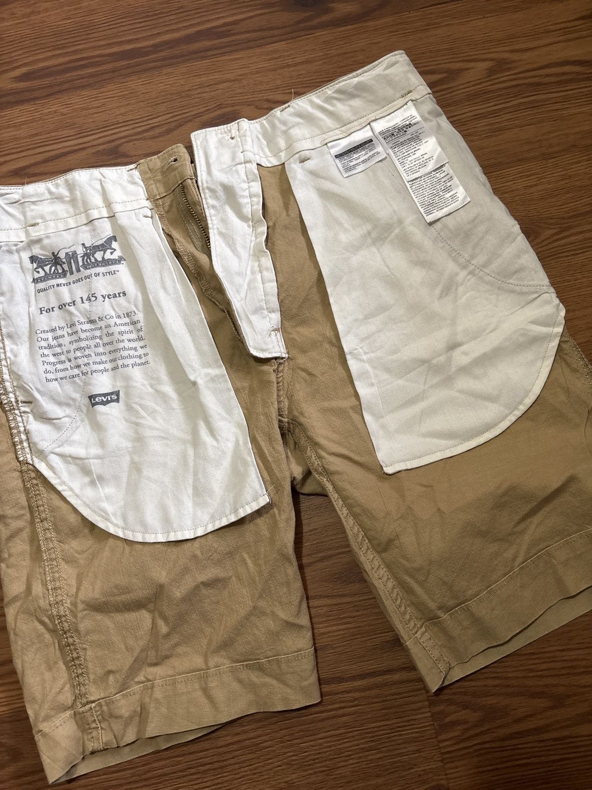 Levi's Vintage Clothing × Vintage Vintage X Levi Casual Shorts Size US 31 - 4 Thumbnail