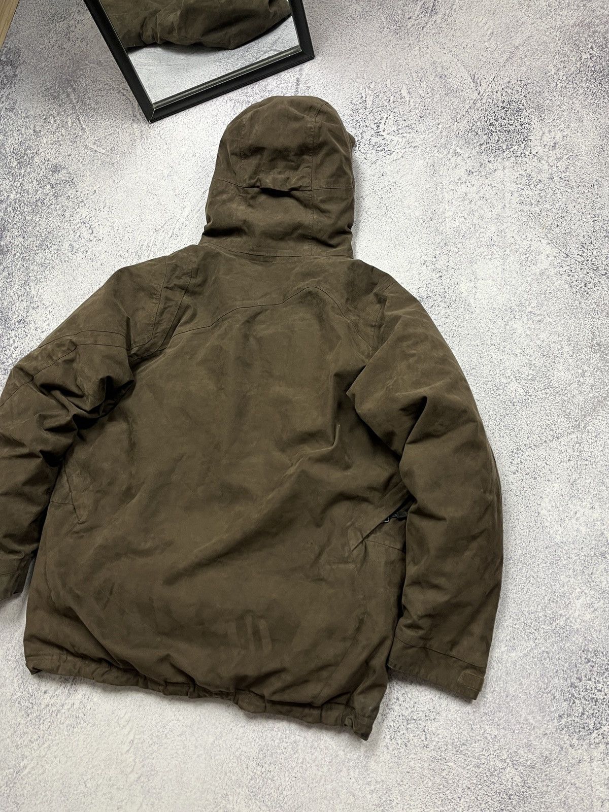 Nike Vintage Nike ACG Suede Brown Down Puffer Jacket Rare Hype Size US L / EU 52-54 / 3 - 18 Thumbnail