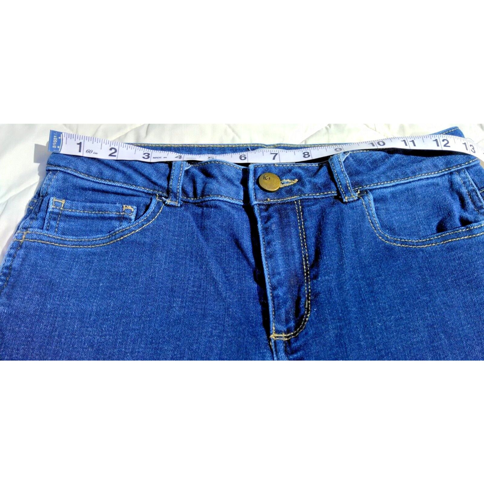 The Unbranded Brand Logo By Lori Goldstein Ladies Jeans Size 2P Medium Stone Size 25" / US 0 / IT 36 - 3 Thumbnail