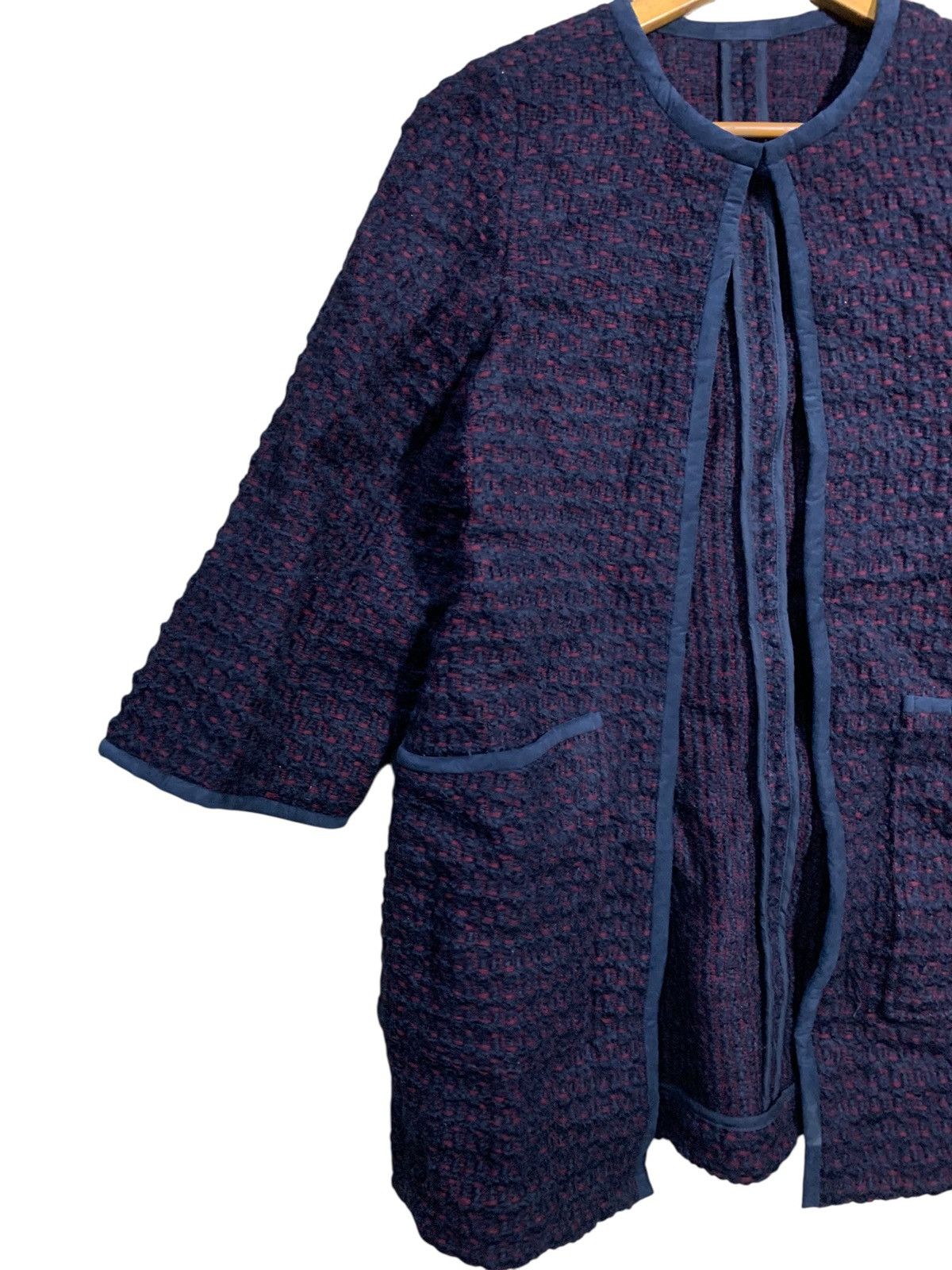 Beams Japan 🔥Demi-Lux BEAMS WOOL TWEED KENDO JACKETS Size M / US 6-8 / IT 42-44 - 2 Thumbnail