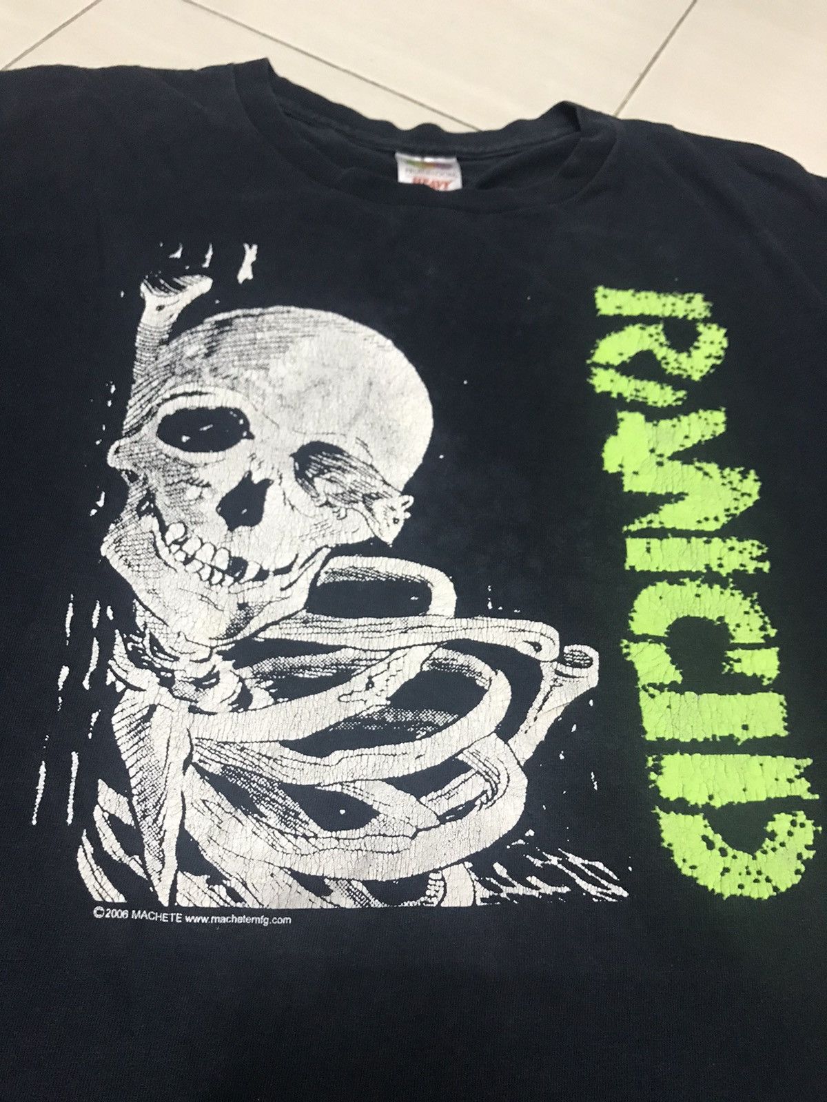 image of Band Tees Tshirt VTG Band Rancid Punk Hakko in Black, Men's (Size Large)