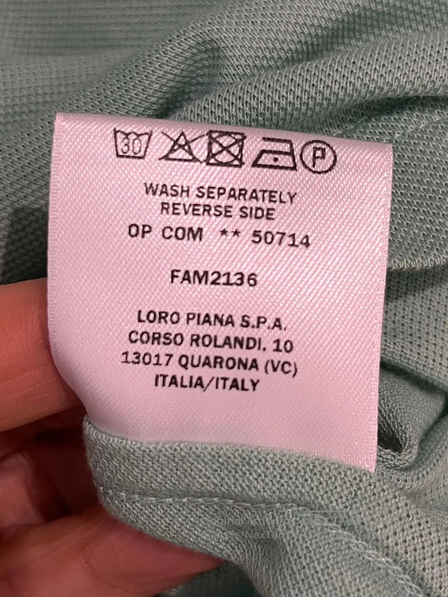 Loro Piana Loro Piana Solid Casual Polo Shirt. Size US M / EU 48-50 / 2 - 7 Thumbnail
