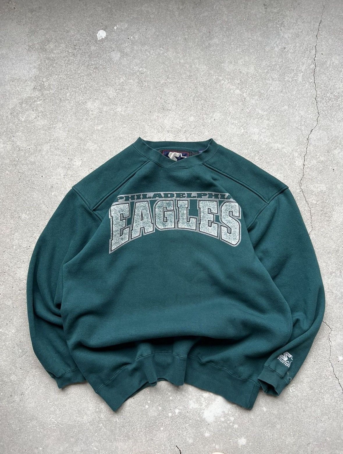 Starter Vintage 90s Starter The Eagles Sweatshirt Size US L / EU 52-54 / 3 - 1 Thumbnail