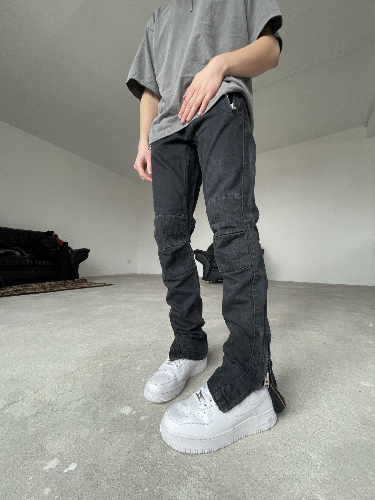 H&M × Isabel Marant H&M x Isabel Marant biker jeans double knee Size US 30 / EU 46 - 12 Thumbnail