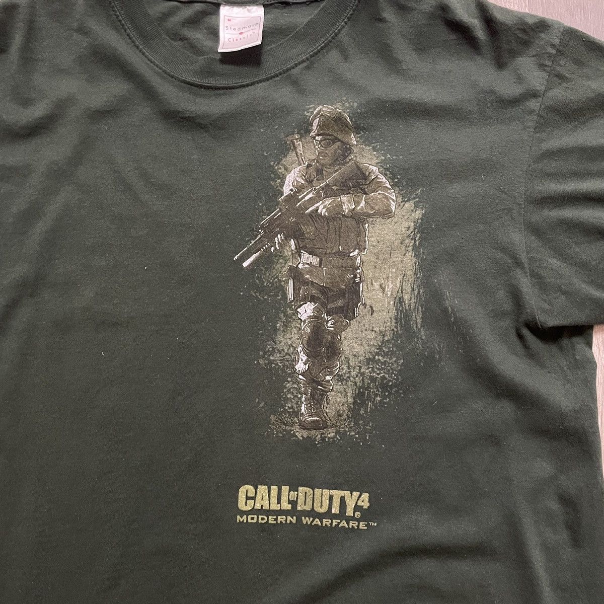 Vintage Call of Duty 4 Modern Warfare 2007 Promo Shirt Size US M / EU 48-50 / 2 - 2 Thumbnail