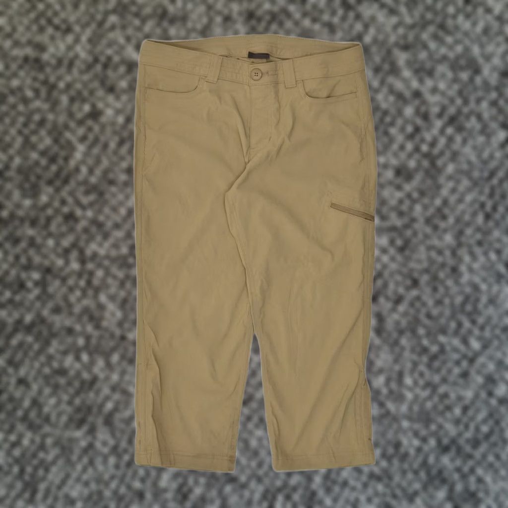 Eddie Bauer EDDIE BAUER Womens Straight Capri Trousers Grey Medium W30 L20 Nylon US 6 Size 32" / US 10 / IT 46 - 1 Thumbnail