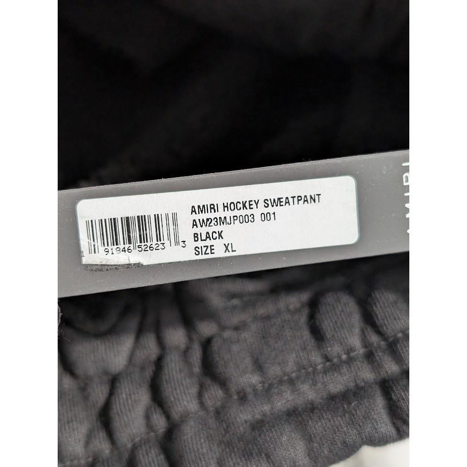 Amiri o1rshd1 Amiri Hockey Sweatpants & Joggers in Black Size US 36 / EU 52 - 21 Thumbnail