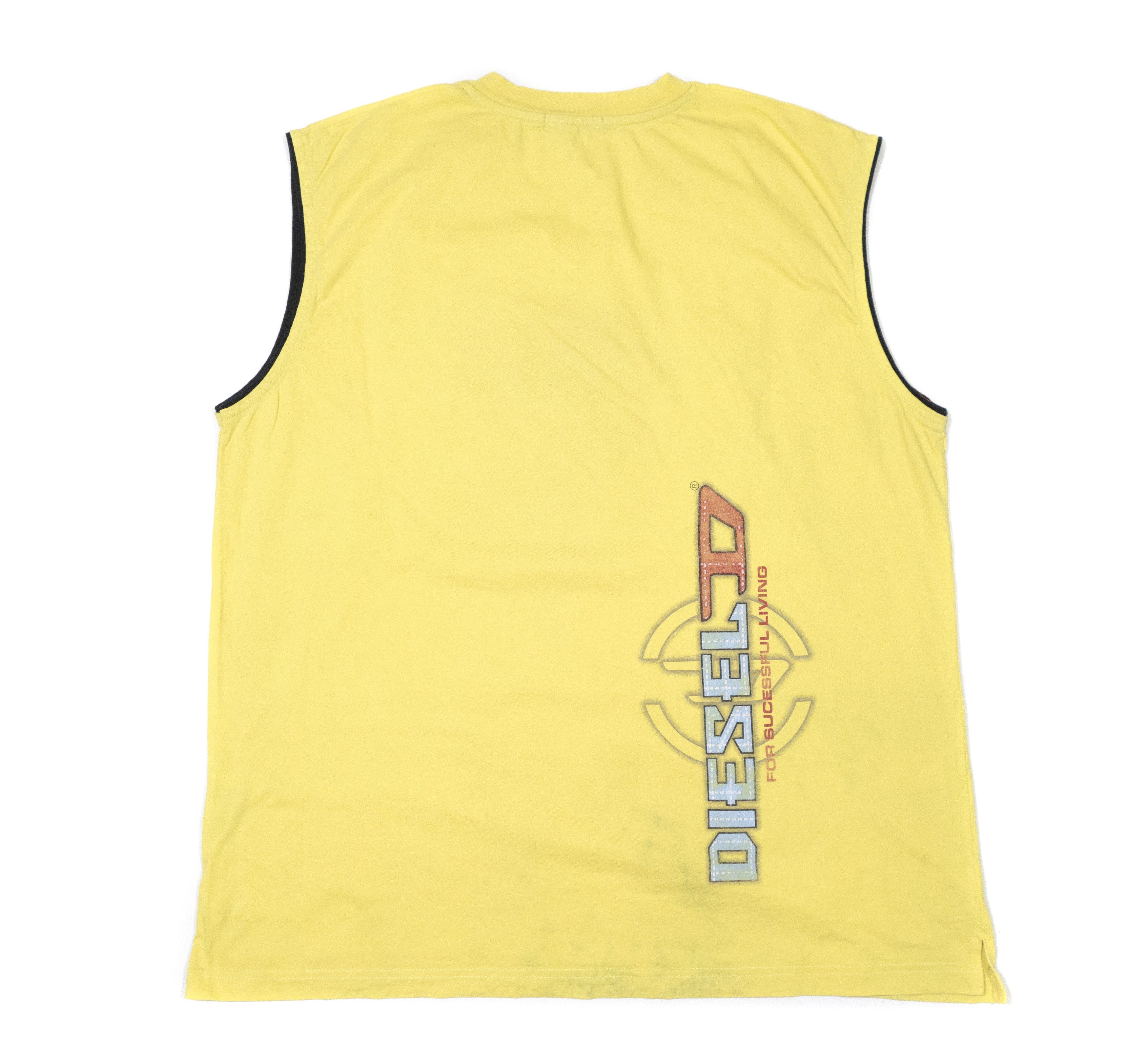 Diesel 90S Logo Y2K Tank Top Size US XL / EU 56 / 4 - 2 Thumbnail