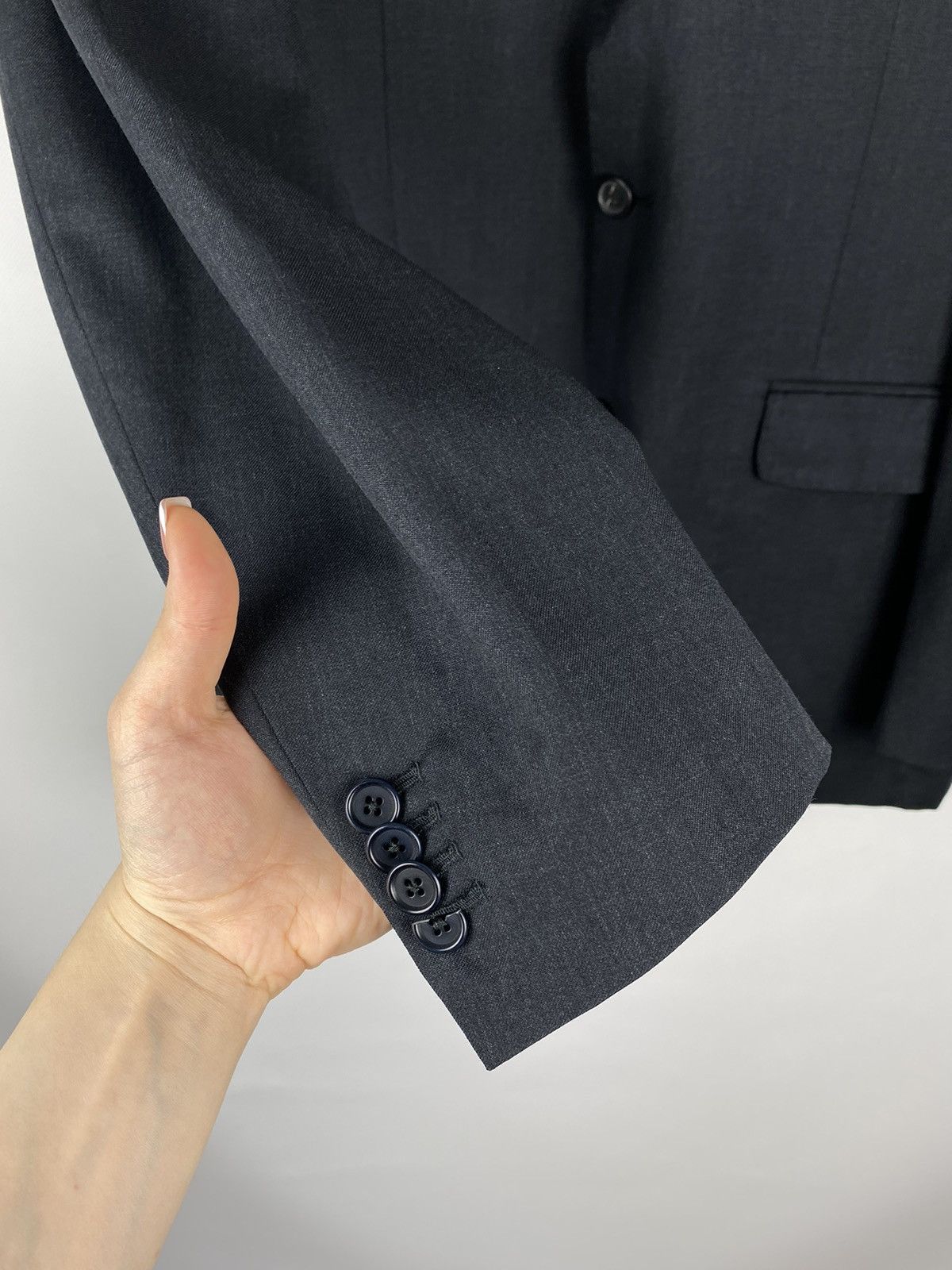 Corneliani Corneliani men’s virgin wool blazer jacket size 48 Size 38R - 10 Thumbnail