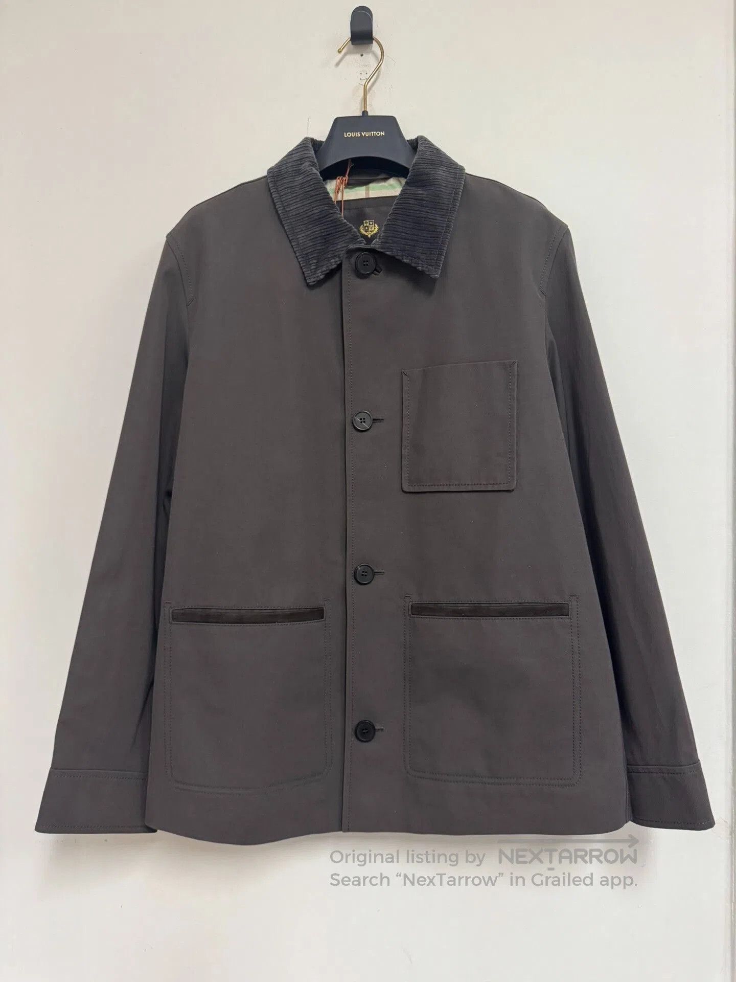 Loro Piana men's corduroy collar utility jacket. Size US M / EU 48-50 / 2 - 1 Thumbnail