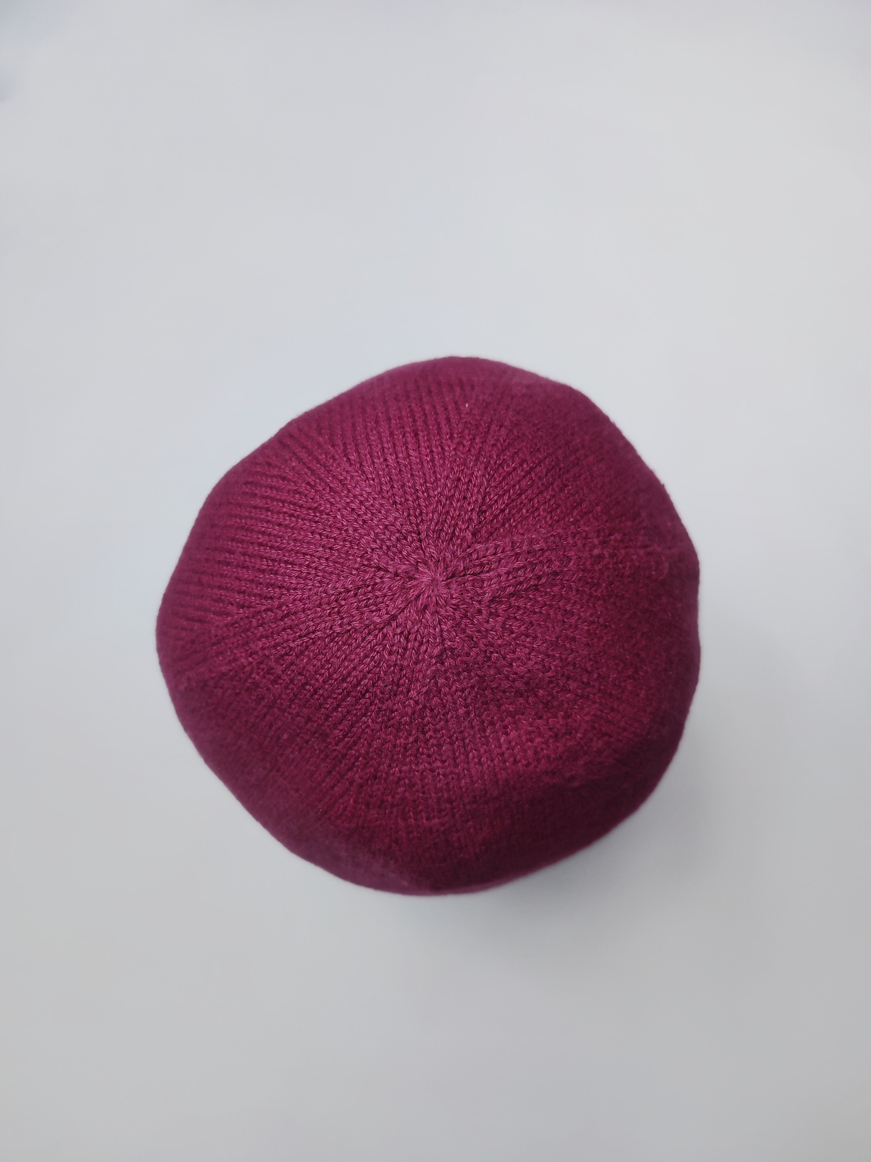 Burberry Burberry Burgundy Nova Check Cuff Beanie Vintage Size ONE SIZE - 5 Thumbnail