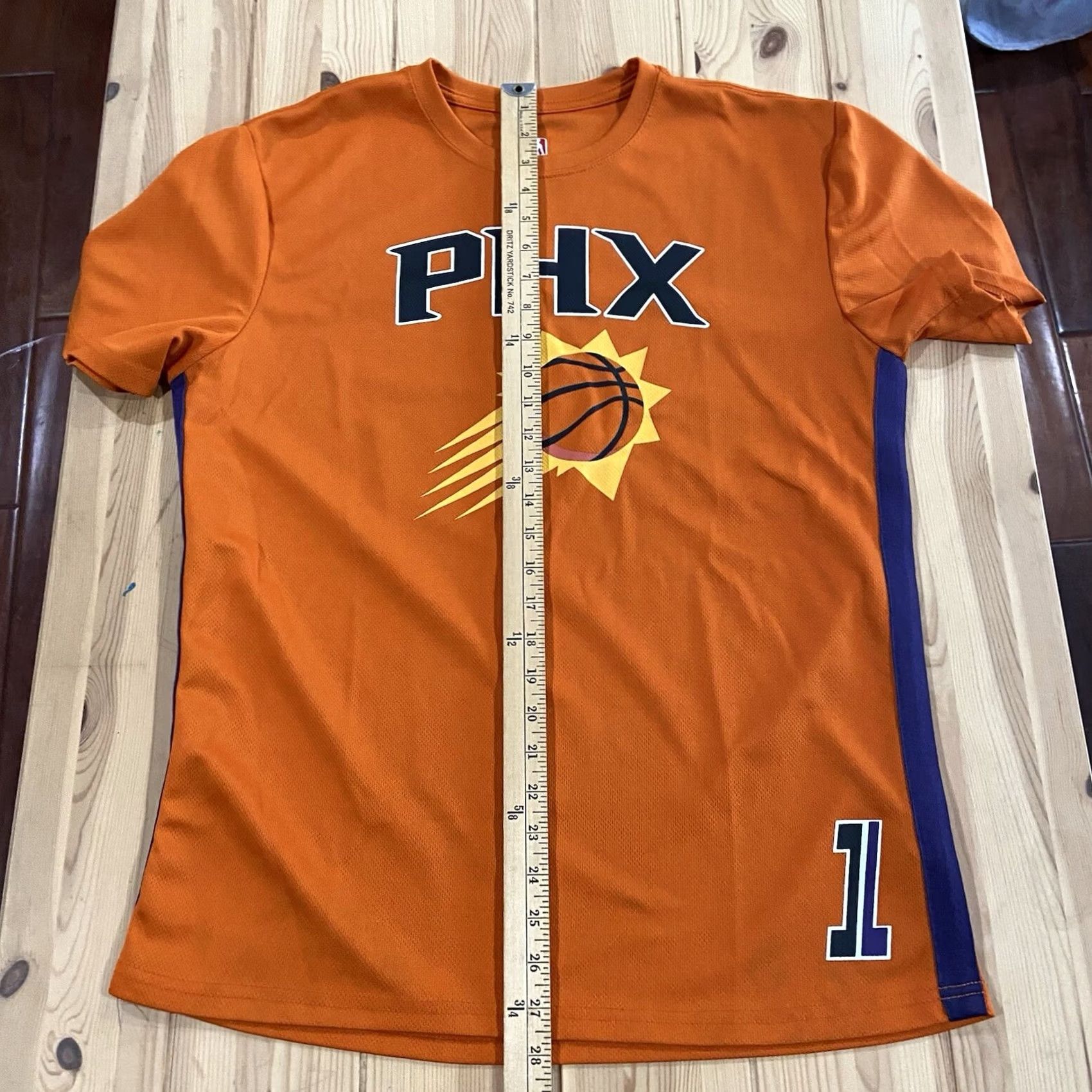 Vintage Casual Phoenix Suns Jersey Shirt L Men Orange Crew Neck Short Sleeve Graphic Print T-Shirt Size US L / EU 52-54 / 3 - 7 Thumbnail