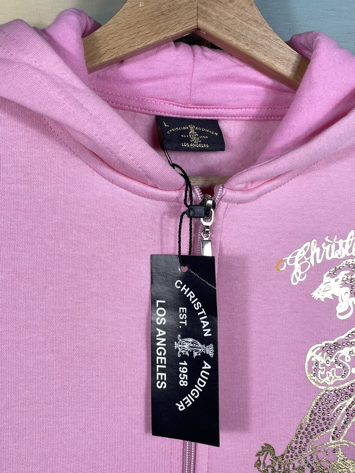 Christian Audigier × Ed Hardy × Vintage Ed Hardy Retro 00s Hoodie Sweatshirt Affliction Grunge Size S / US 4 / IT 40 - 6 Thumbnail