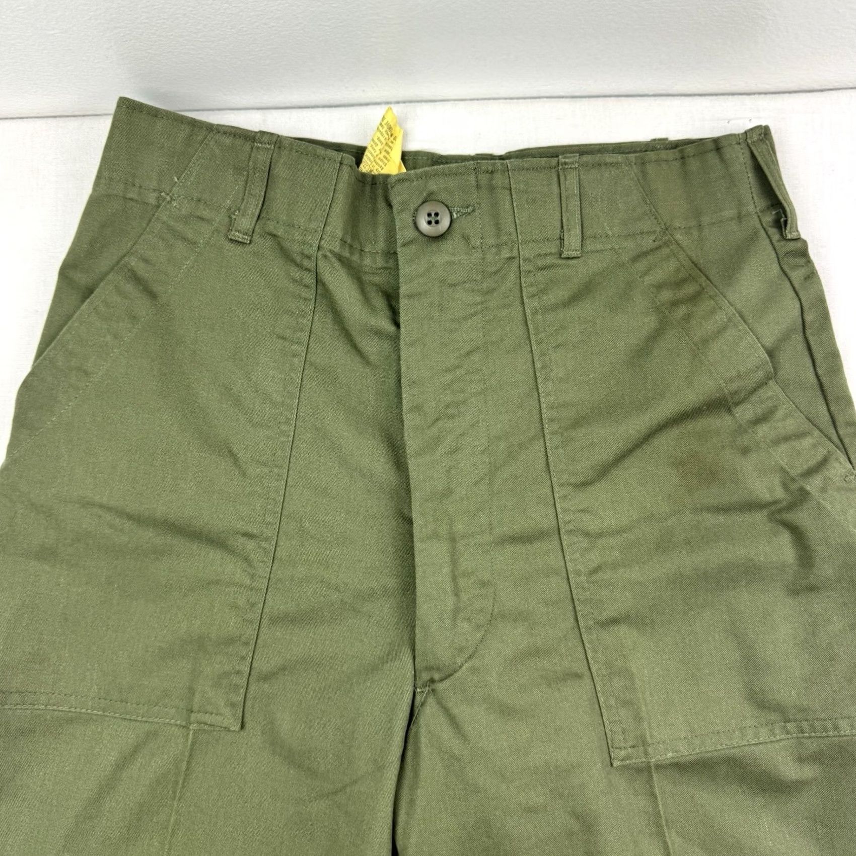 Vintage VINTAGE Army Pants 30x31 Adult Regular 70s USA Green Cotton Polyester Workwear Casual Pants Mens Size US 30 / EU 46 - 5 Thumbnail