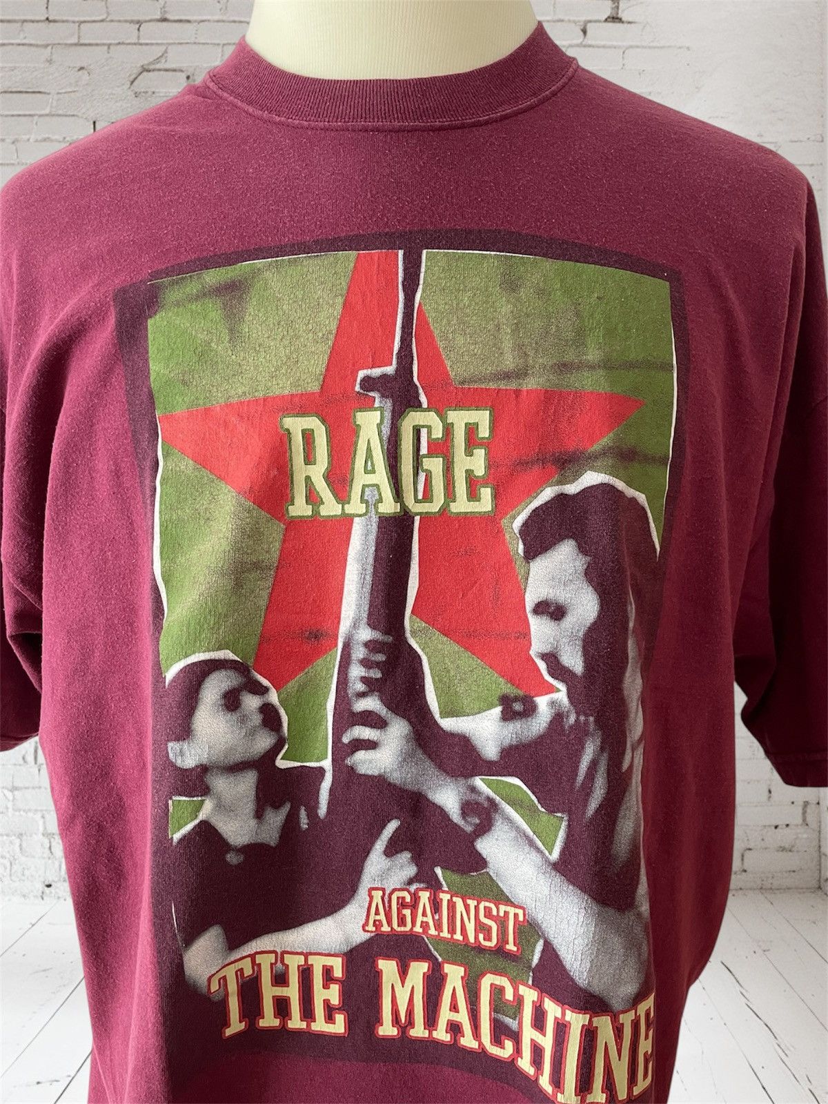Vintage Vintage Rage Against The Machine T-Shirt Size US XL / EU 56 / 4 - 2 Thumbnail
