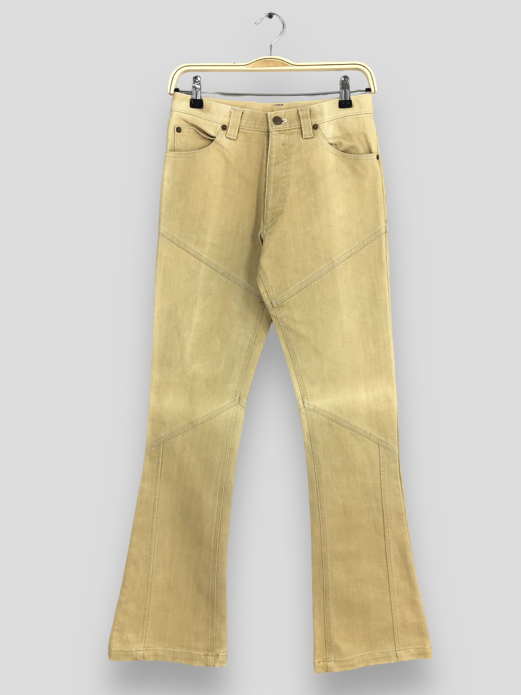 Size 26x32 LCM'S Japan Brown Bootcut Flare Wide Leg Jeans