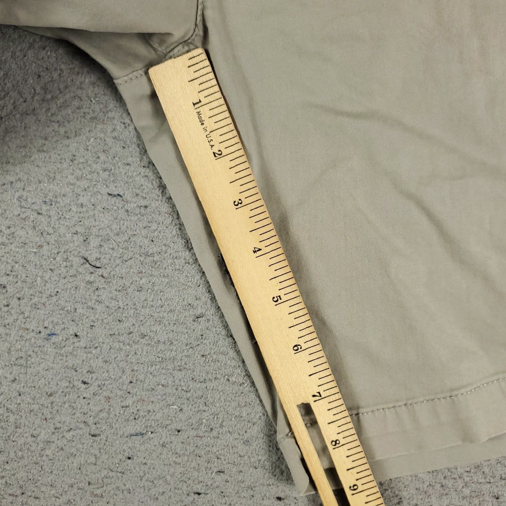 Vintage VINTAGE AG Adriano Goldschmied Shorts Mens Size 38 Chino Flat Front Beige Cotton Casual Size US 38 / EU 54 - 6 Thumbnail