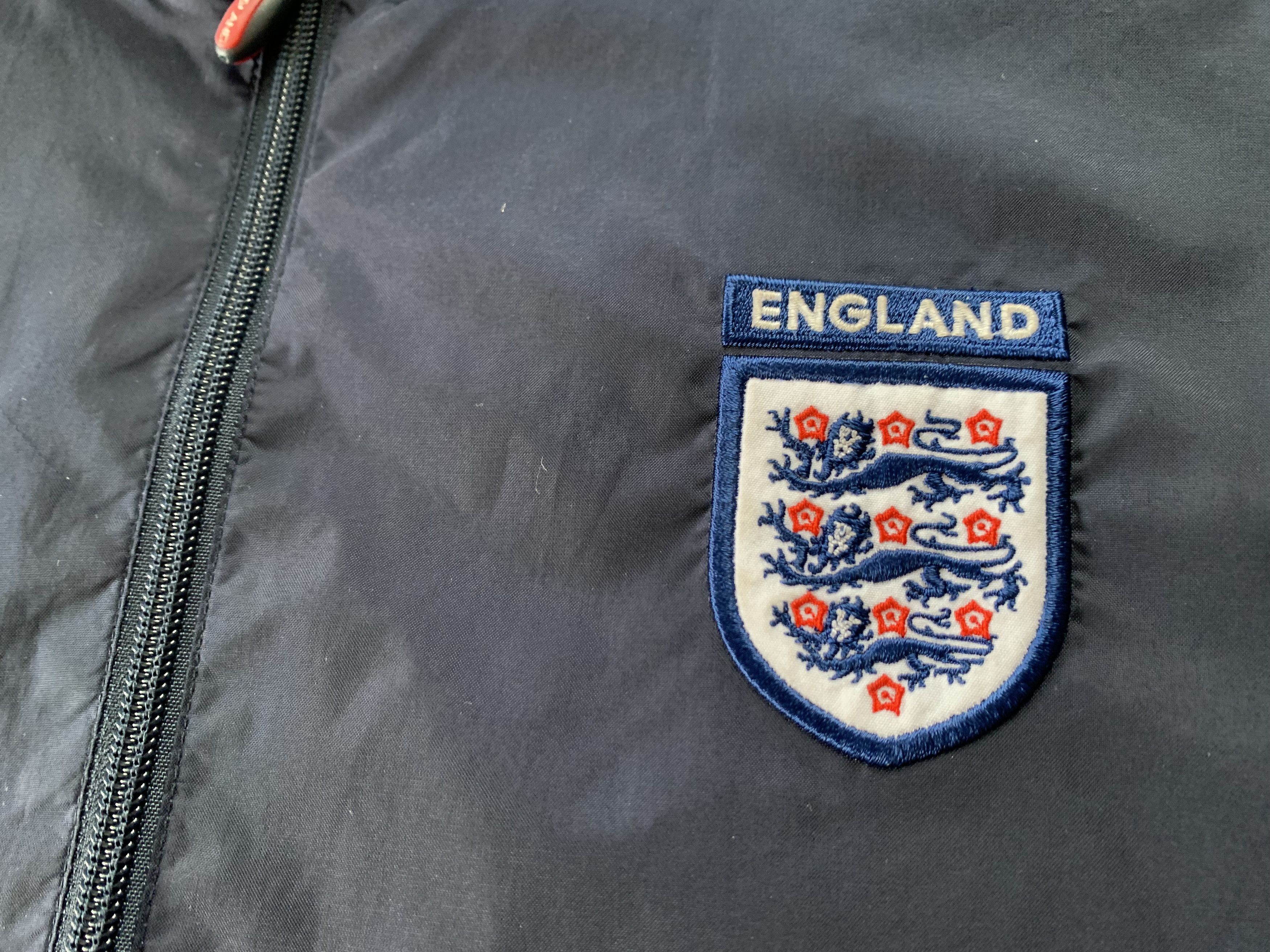Umbro × Vintage Vintage Umbro England Training Membran Light Hood Jacket Size US L / EU 52-54 / 3 - 5 Thumbnail