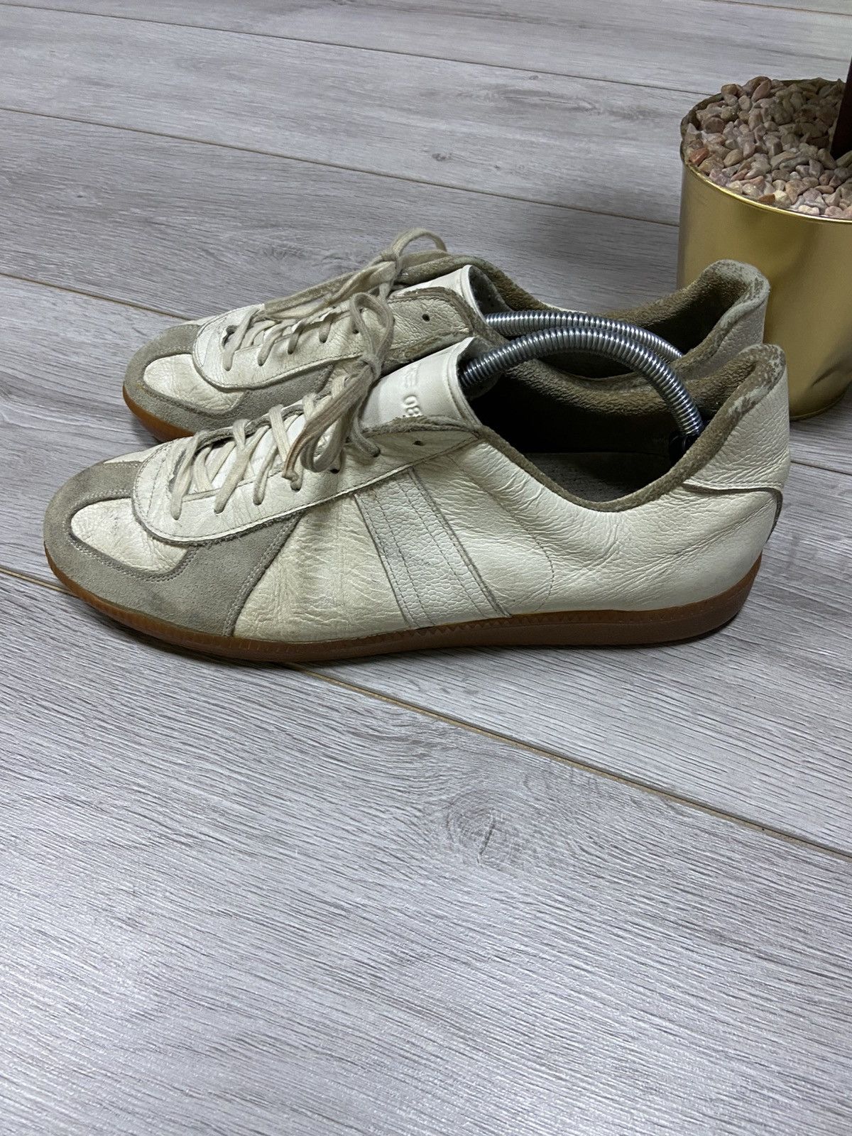 Vintage GAT Bw-sport 285 Margiela style vintage leather trainers Size US 11.5 / EU 44-45 - 7 Thumbnail