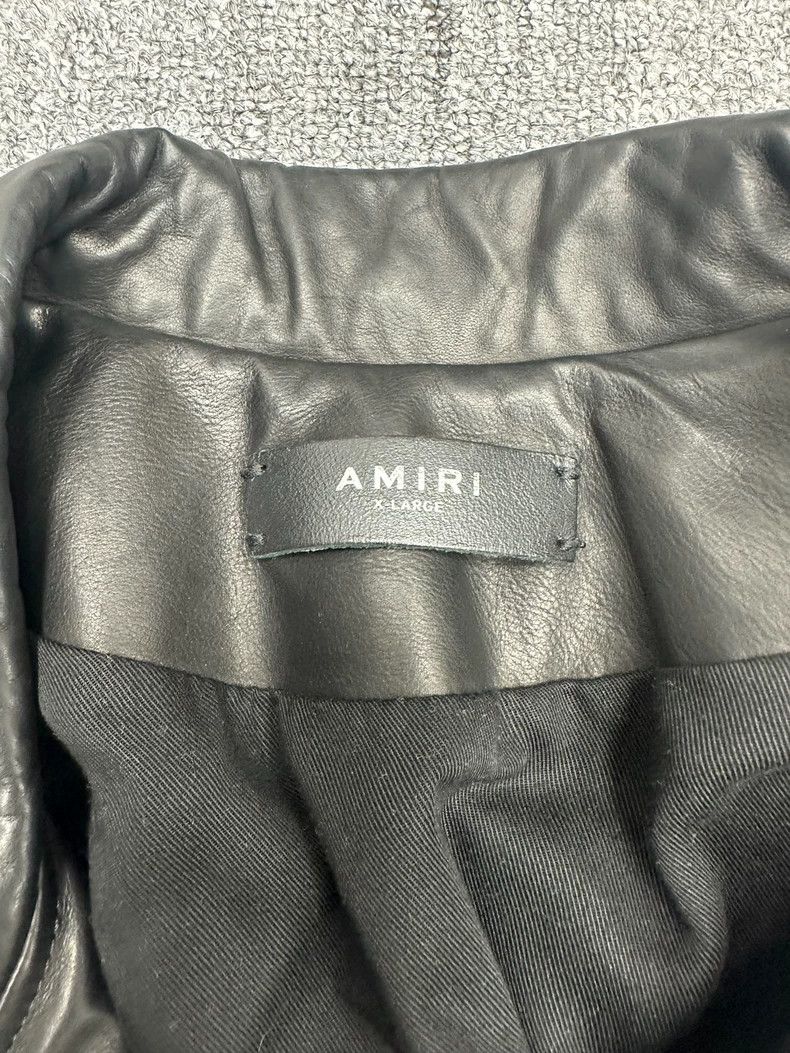 Amiri Amiri Tassel leather jacket 2502-Nextarrow Size US XL / EU 56 / 4 - 4 Thumbnail