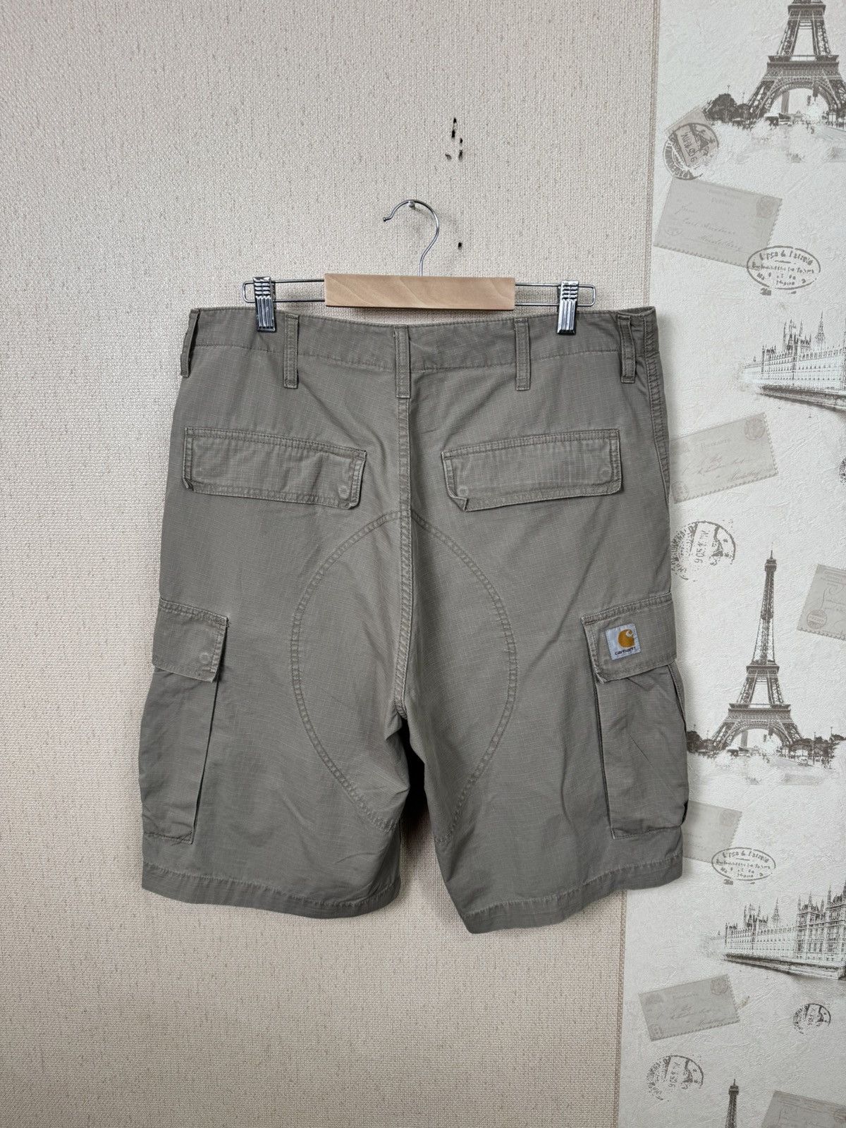 Carhartt Vintage Carhartt Bermuda Shorts Cargo Sand Streetwea 34 XL Size US 34 / EU 50 - 6 Thumbnail