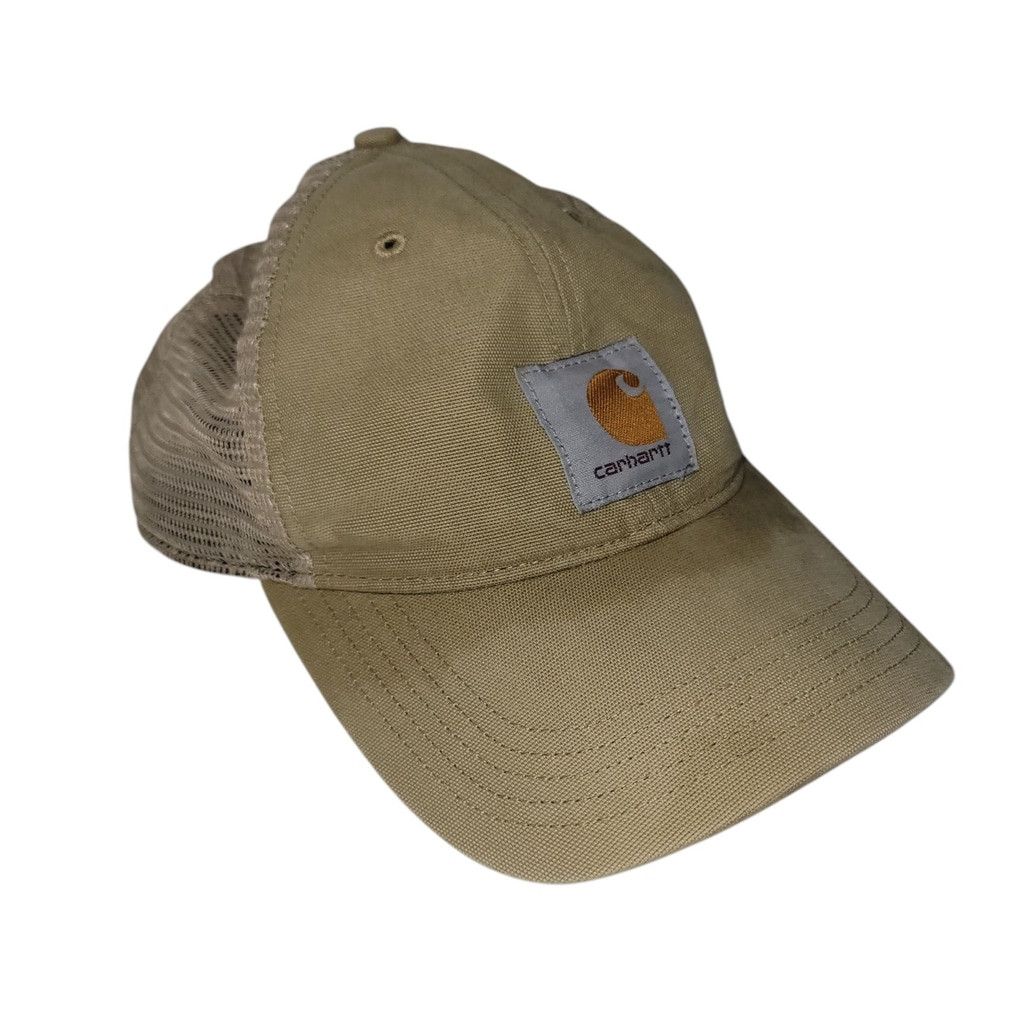 Carhartt Carhartt Men's Buffalo Sandstone Meshback Cap - Dark Khaki Size ONE SIZE - 2 Thumbnail