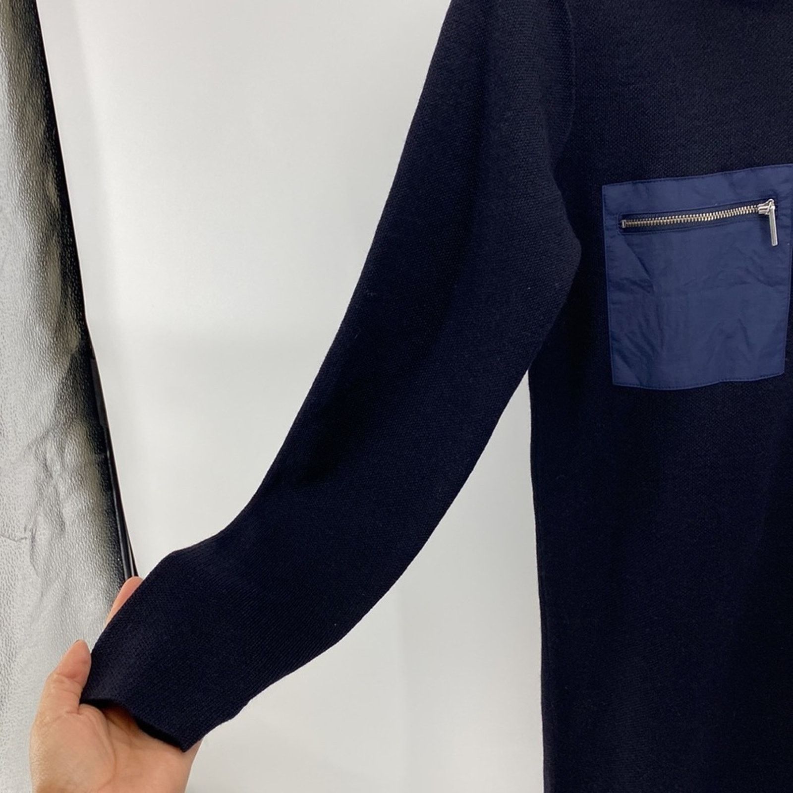 Gestuz GESTUZ HERLAGZ DRESS sky captain wool blue side slits sz S Size S / US 4 / IT 40 - 5 Thumbnail
