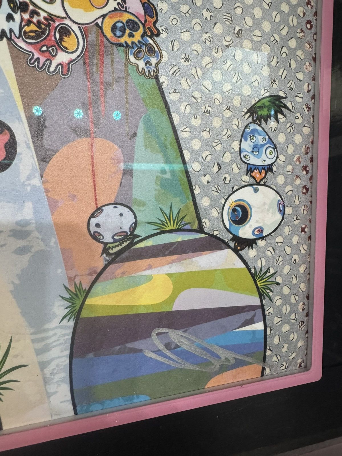 Takashi Murakami Signed Framed Murakami With Eyes on the Reality Print Size ONE SIZE - 2 Thumbnail
