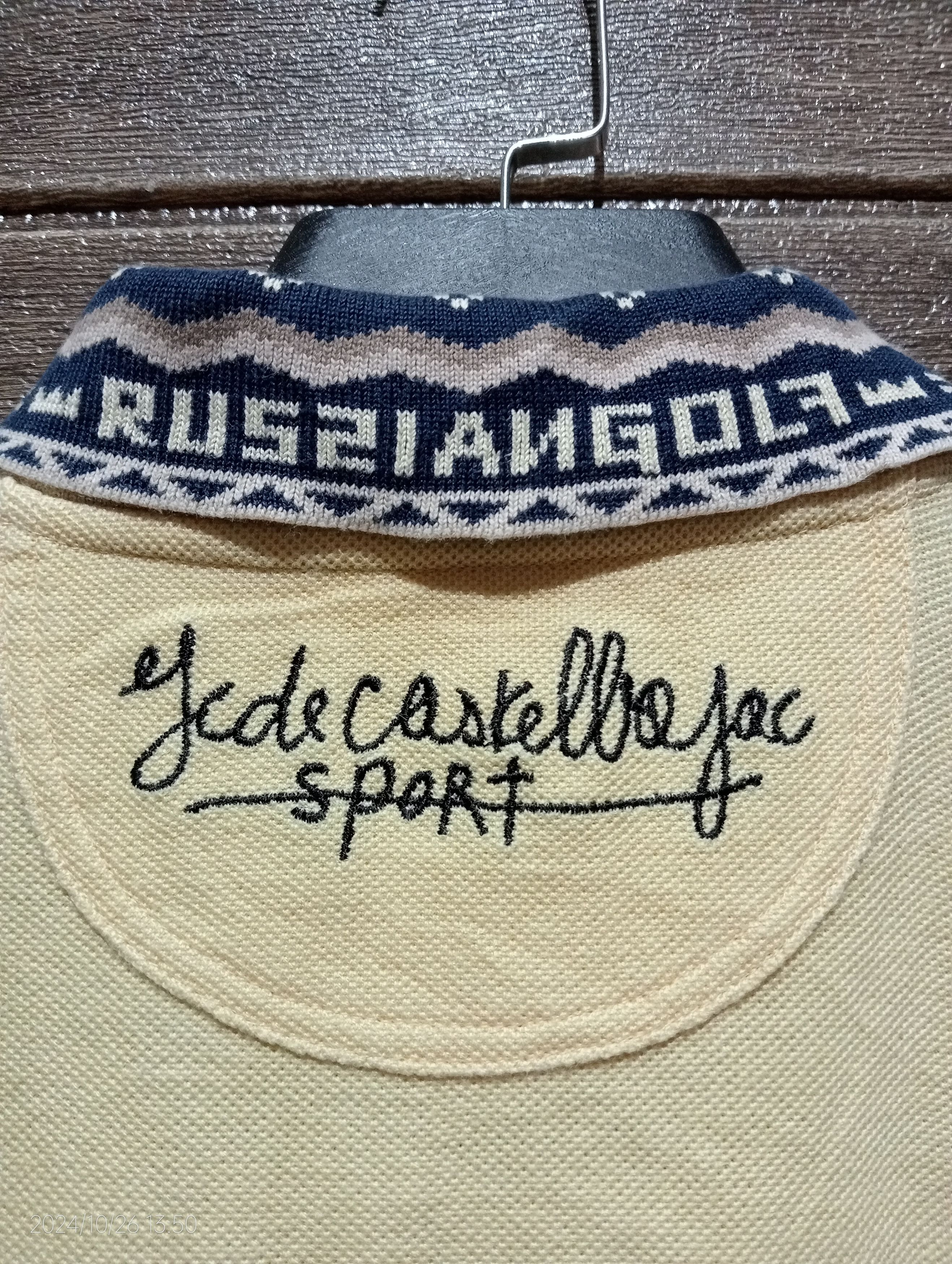 Jean Charles De Castelbajac Vintage Jean Charles de Castelbajac Embroidery Polo Shirt Size US L / EU 52-54 / 3 - 3 Thumbnail